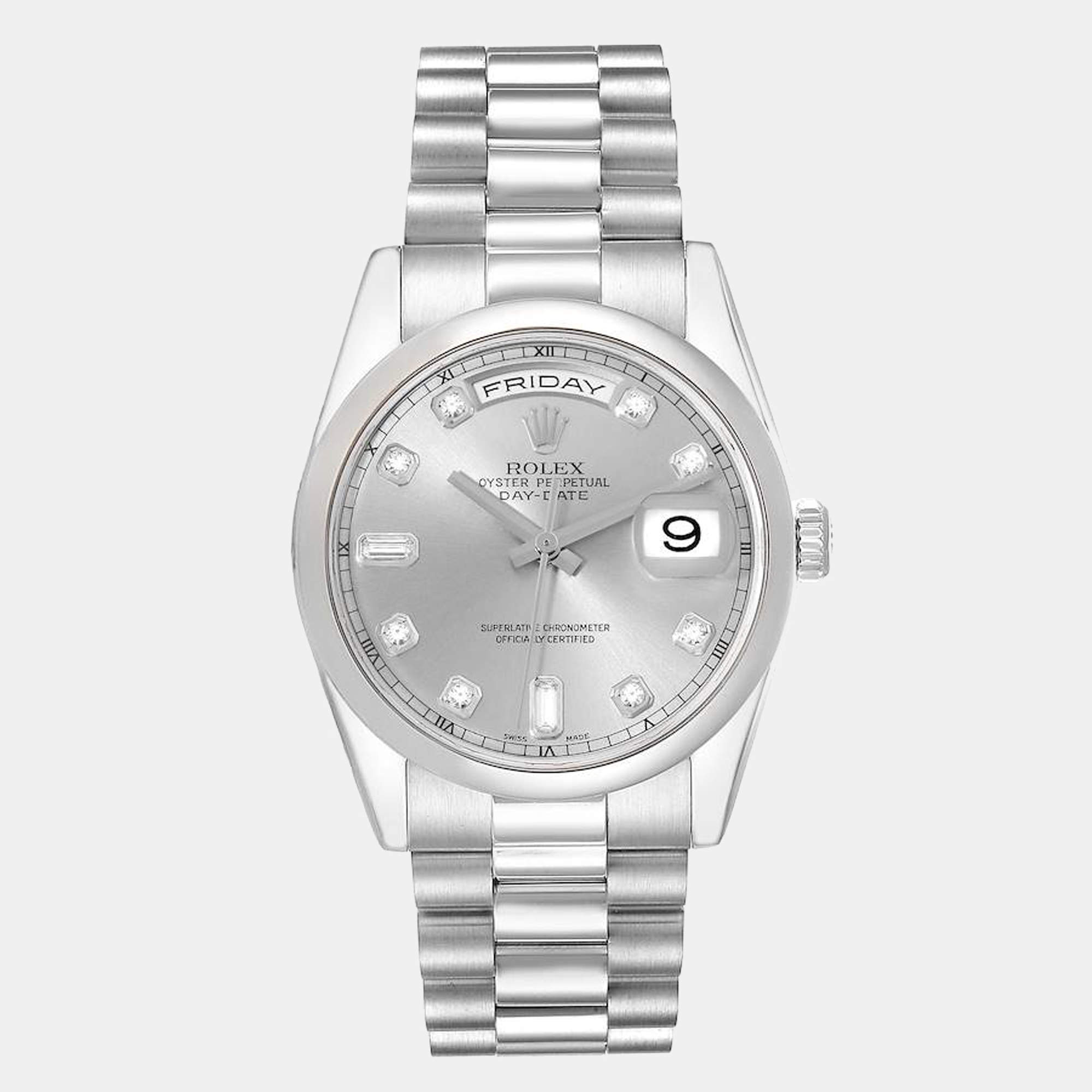 platinum watches for men