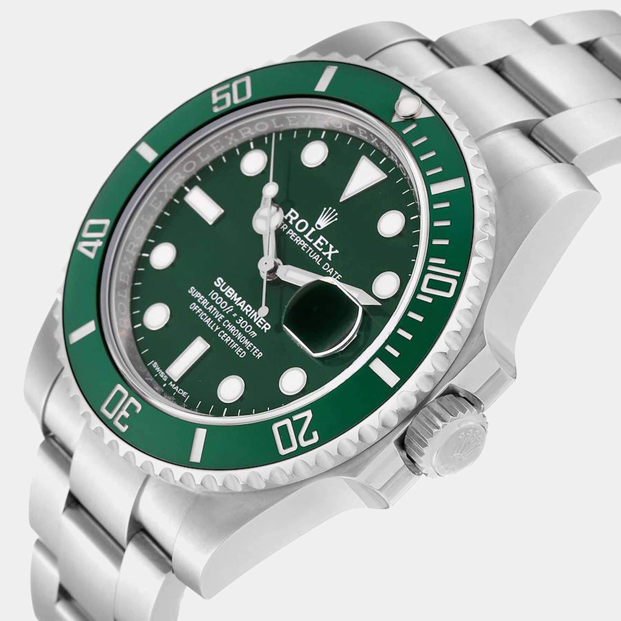 Rolex Submariner Hulk Mens Watch 116610LV