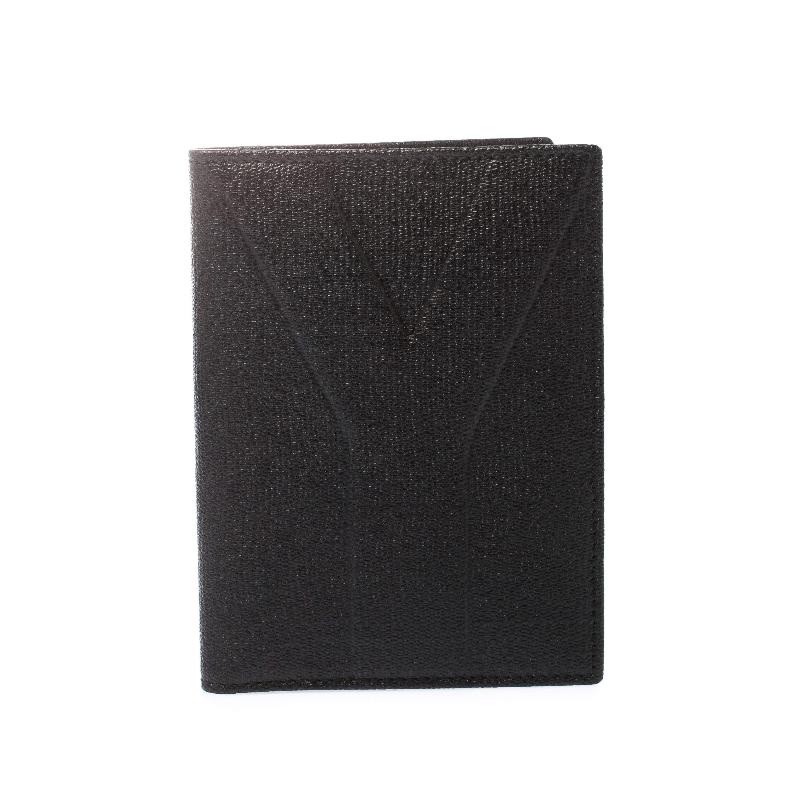 Saint Laurent Paris Black Leather Bifold Wallet