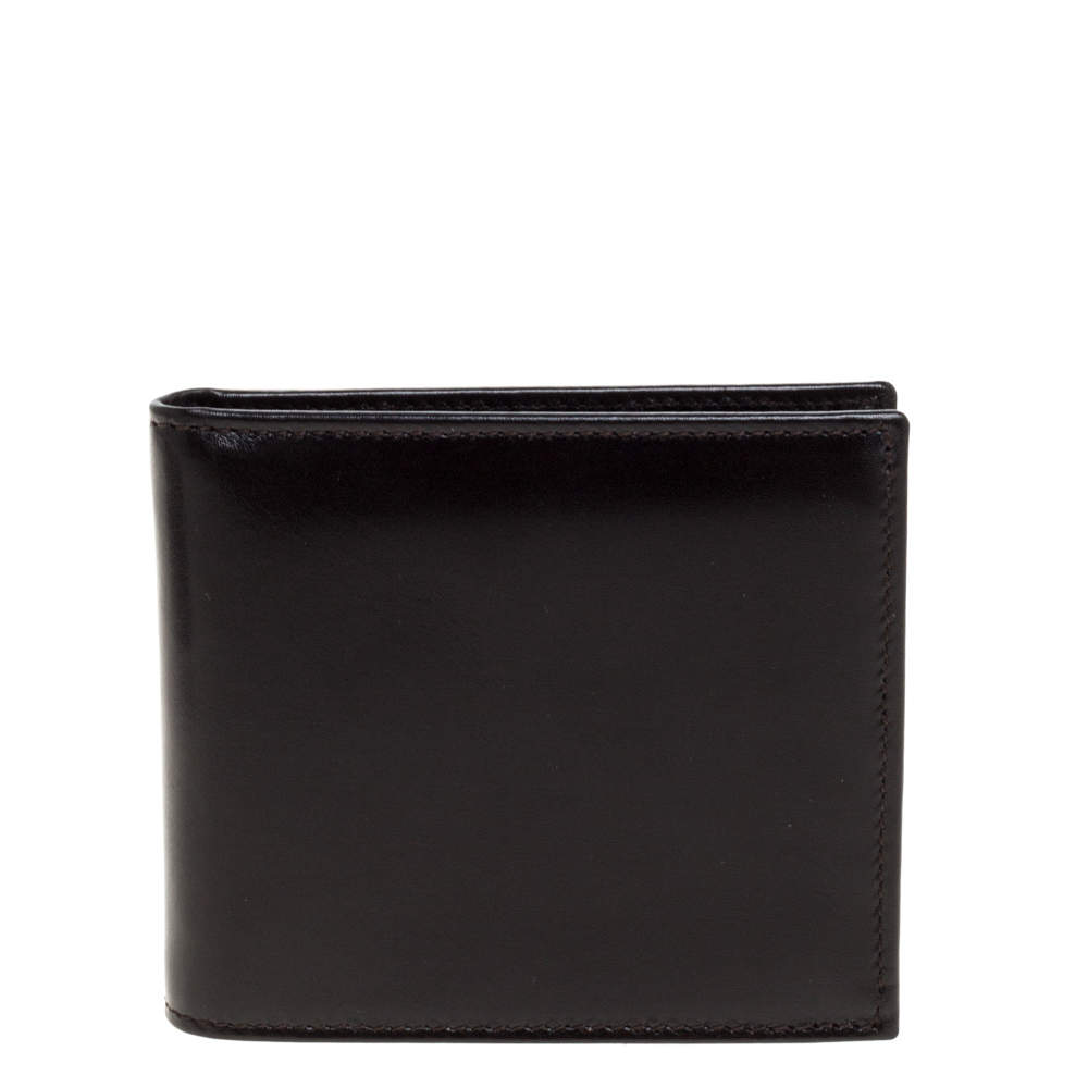Saint Laurent Dark Chocolate Leather Bifold Wallet