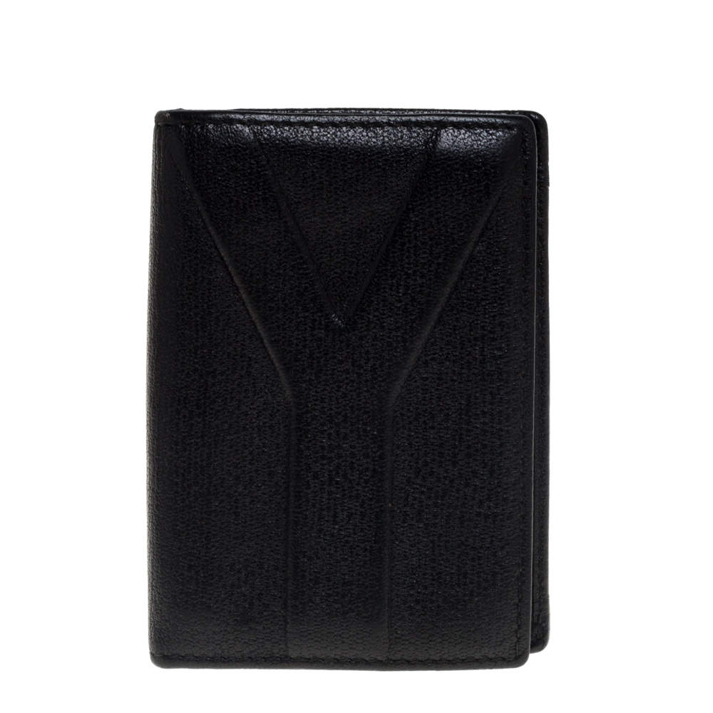 Saint Laurent Black Leather Bifold Wallet