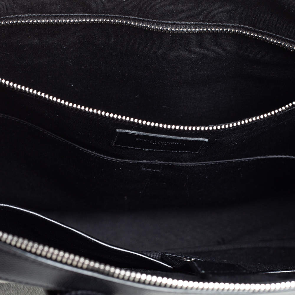 SAINT LAURENT PARIS Business bag 342606 BTY0J Museum leather Black