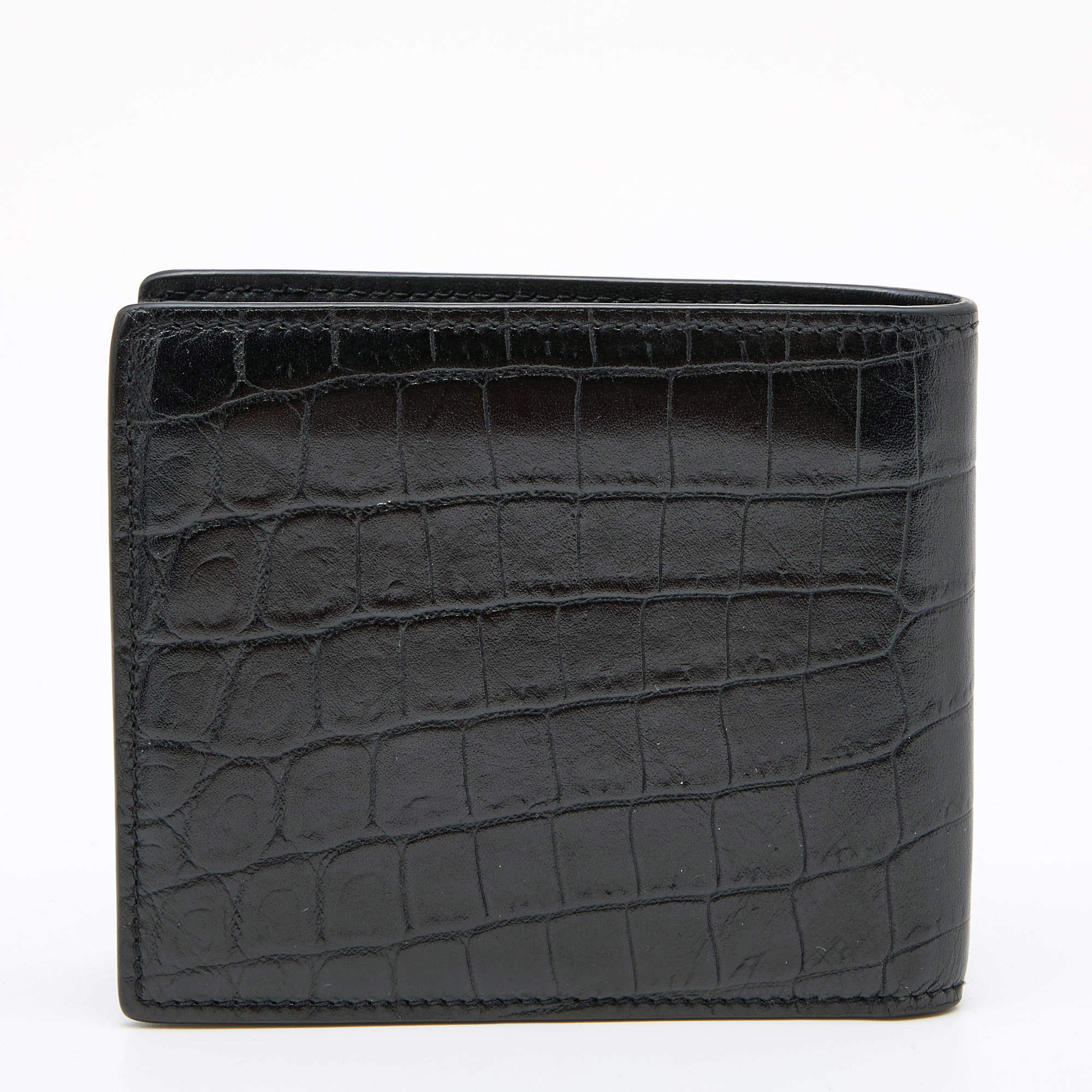 Saint Laurent Paris EAST/WEST wallet with coin purse in coated bark leather, Saint Laurent