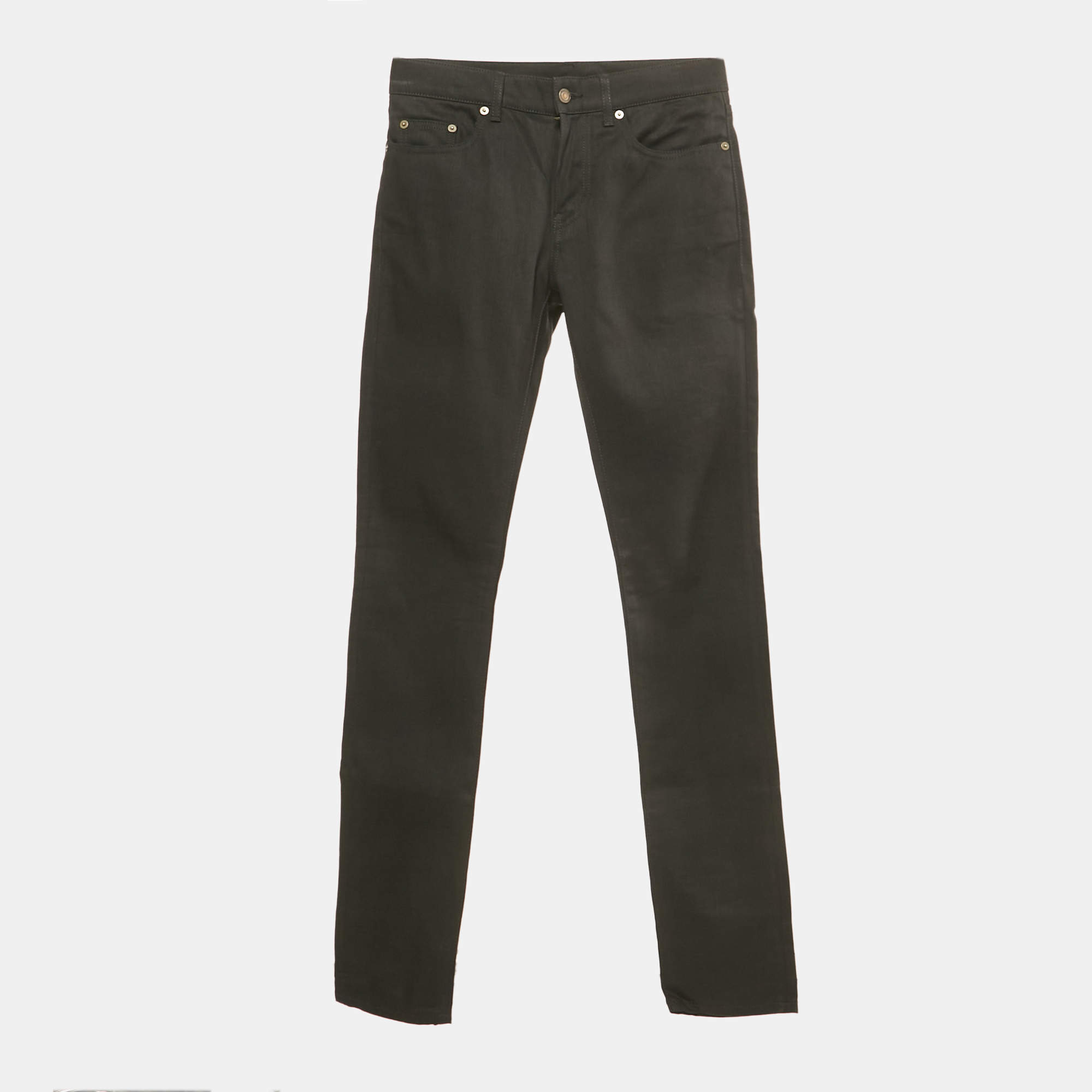 Saint Laurent Black Denim Slim Fit Jeans S Waist 30"