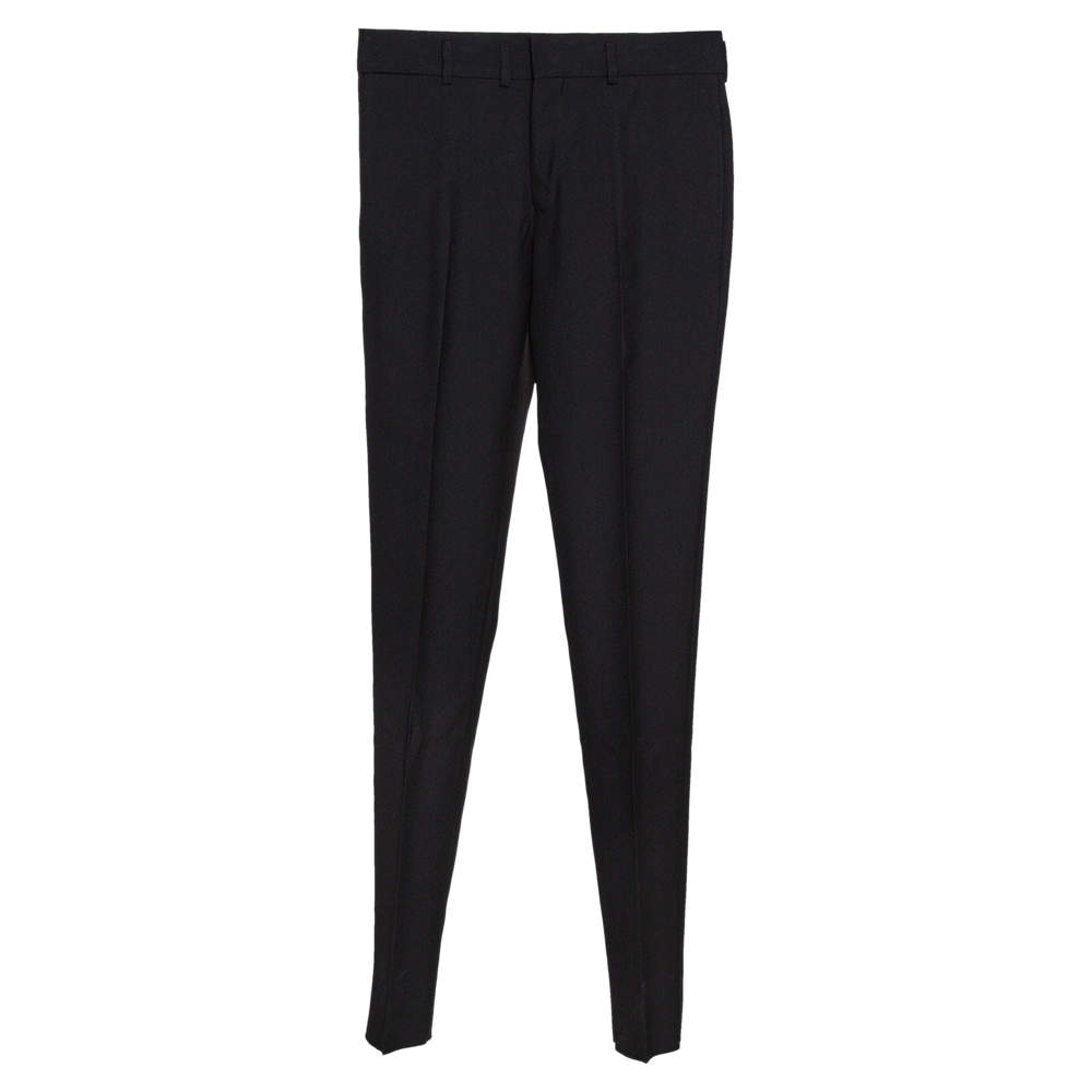 Saint Laurent Paris Black Wool Tailored Pants XS
