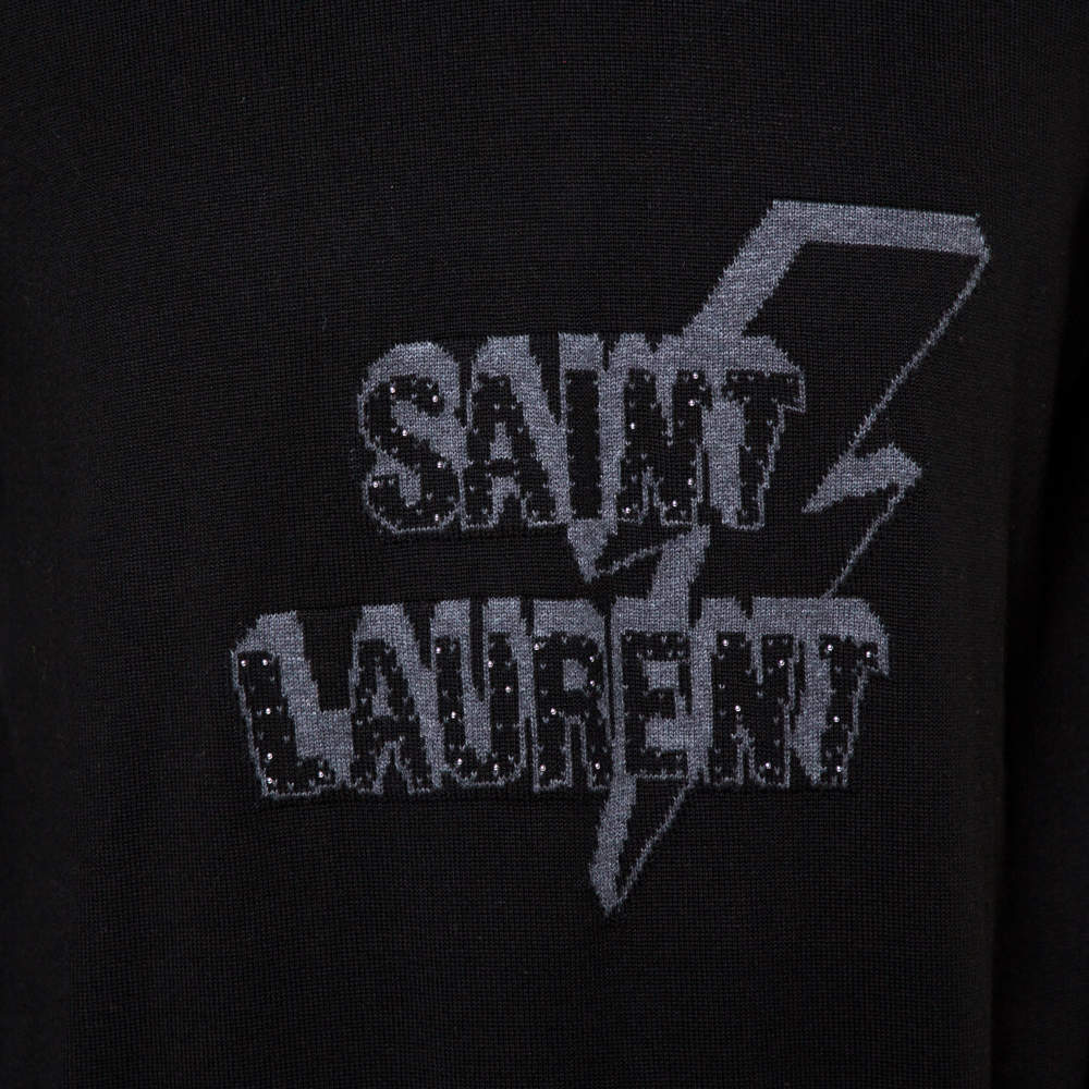 Saint laurent best sale lightning bolt jumper