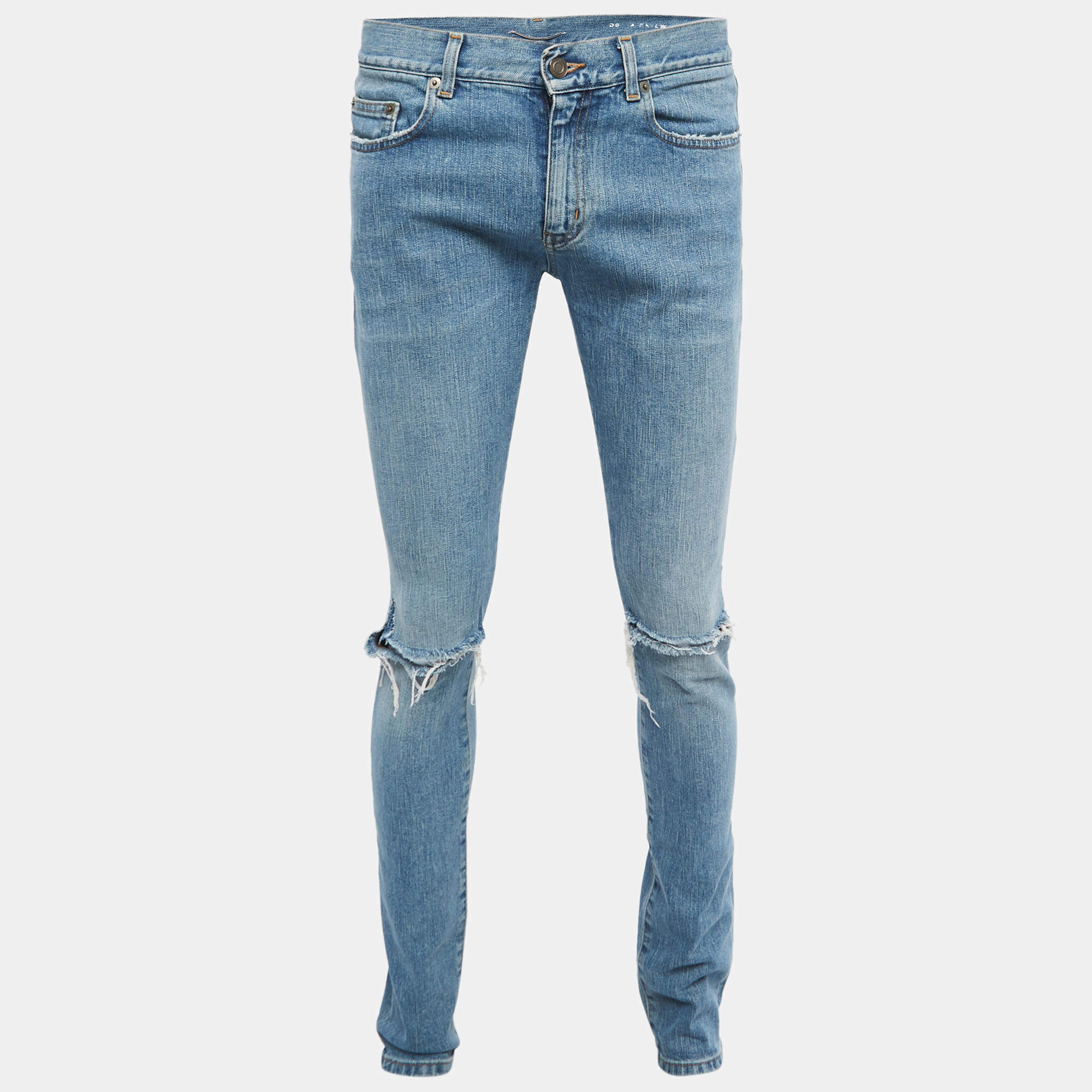 Saint Laurent Blue Denim Slim Fit Jeans S Waist 31