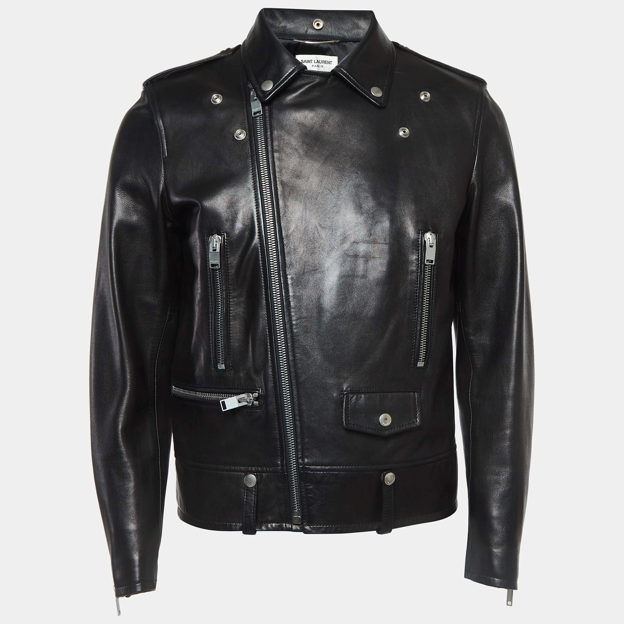 SAINT LAURENT PARIS 新品 18SS バーシティジャケット44 SAINT LAURENT - SAINT LAURENT PARIS サンローランパリ 18SS
