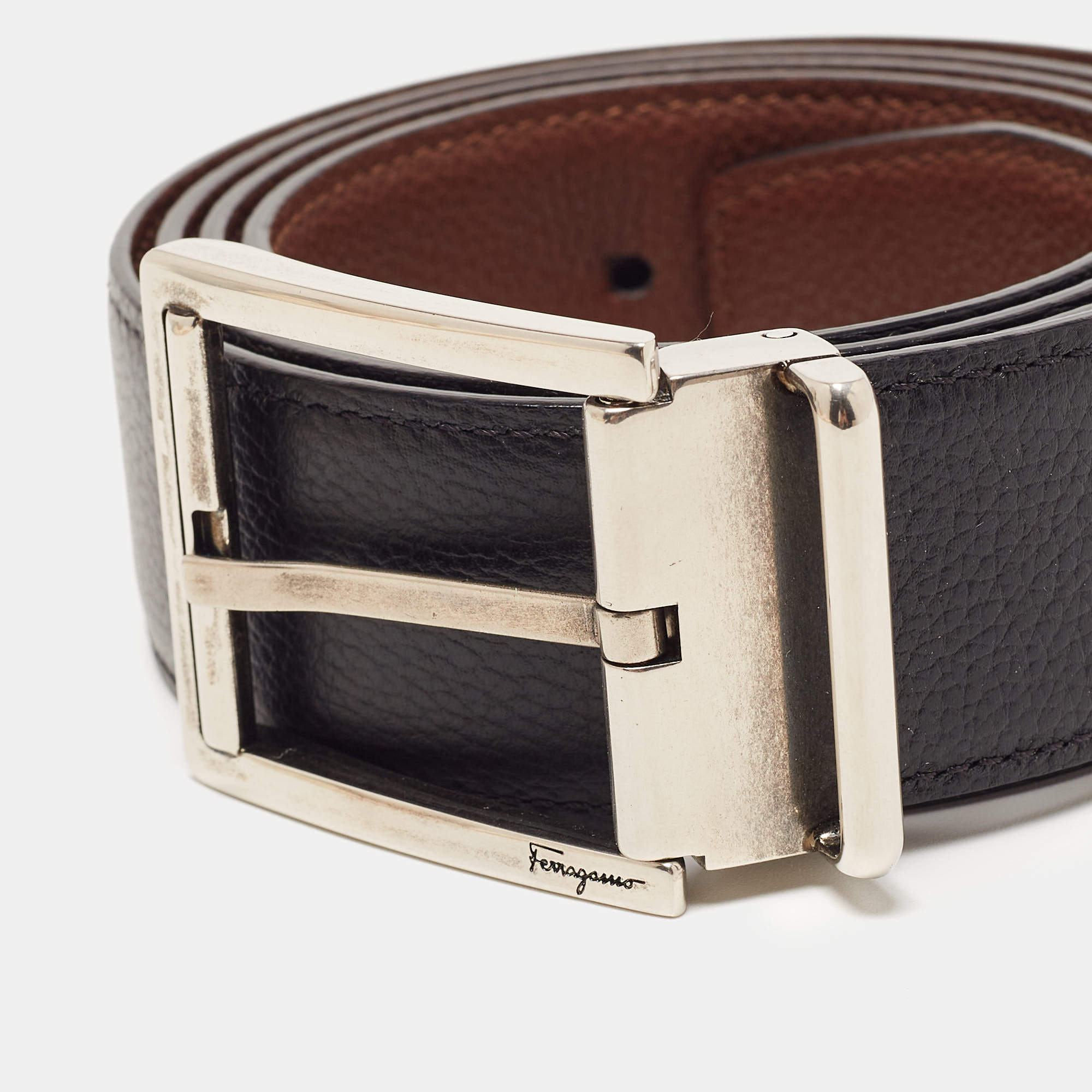 FERRAGAMO Leather belt, Men's Accessories