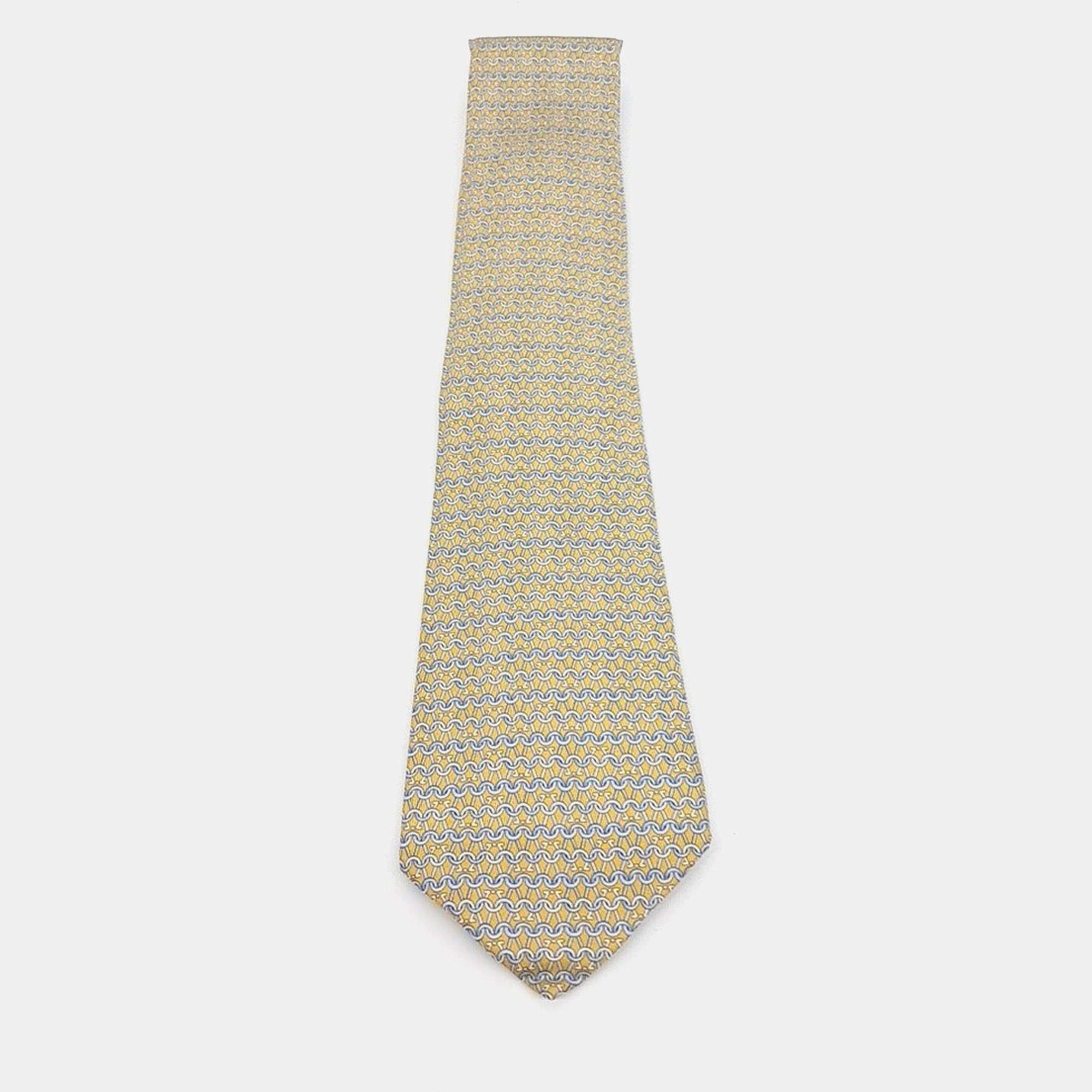Pre Owned Salvatore Ferragamo Silk Multicolor Tie
