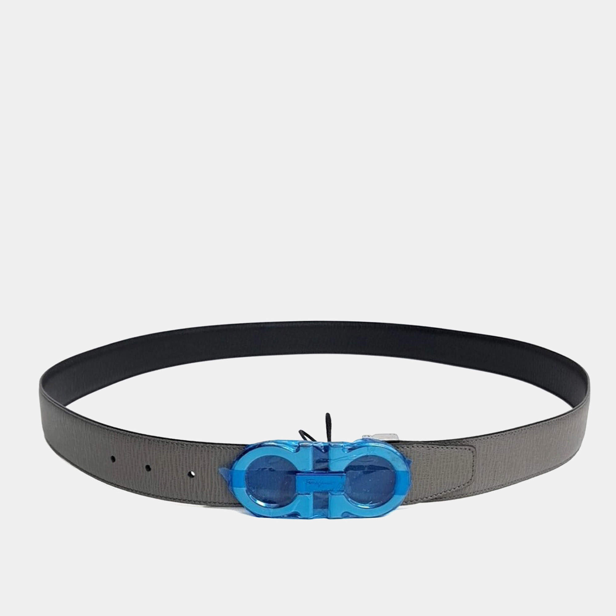 Pre Owned Ferragamo Gancini Reversible Belt