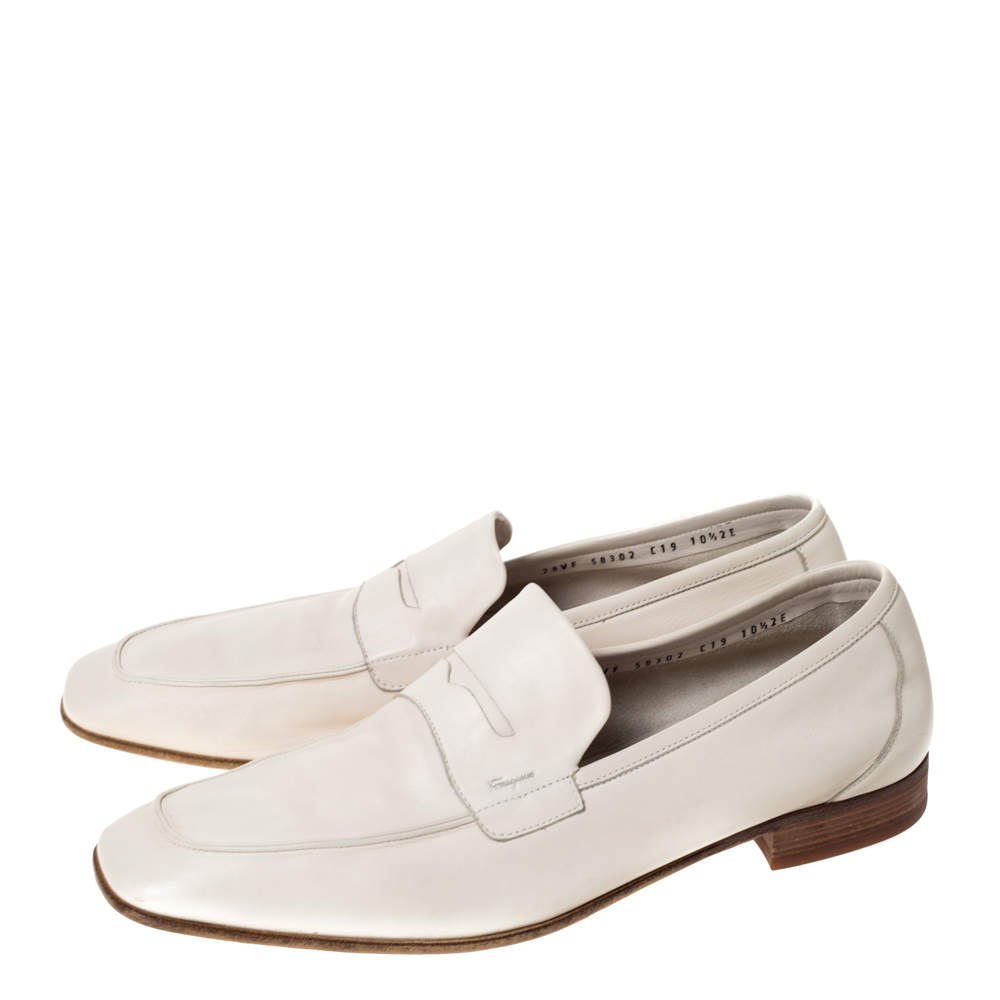 white penny loafers mens