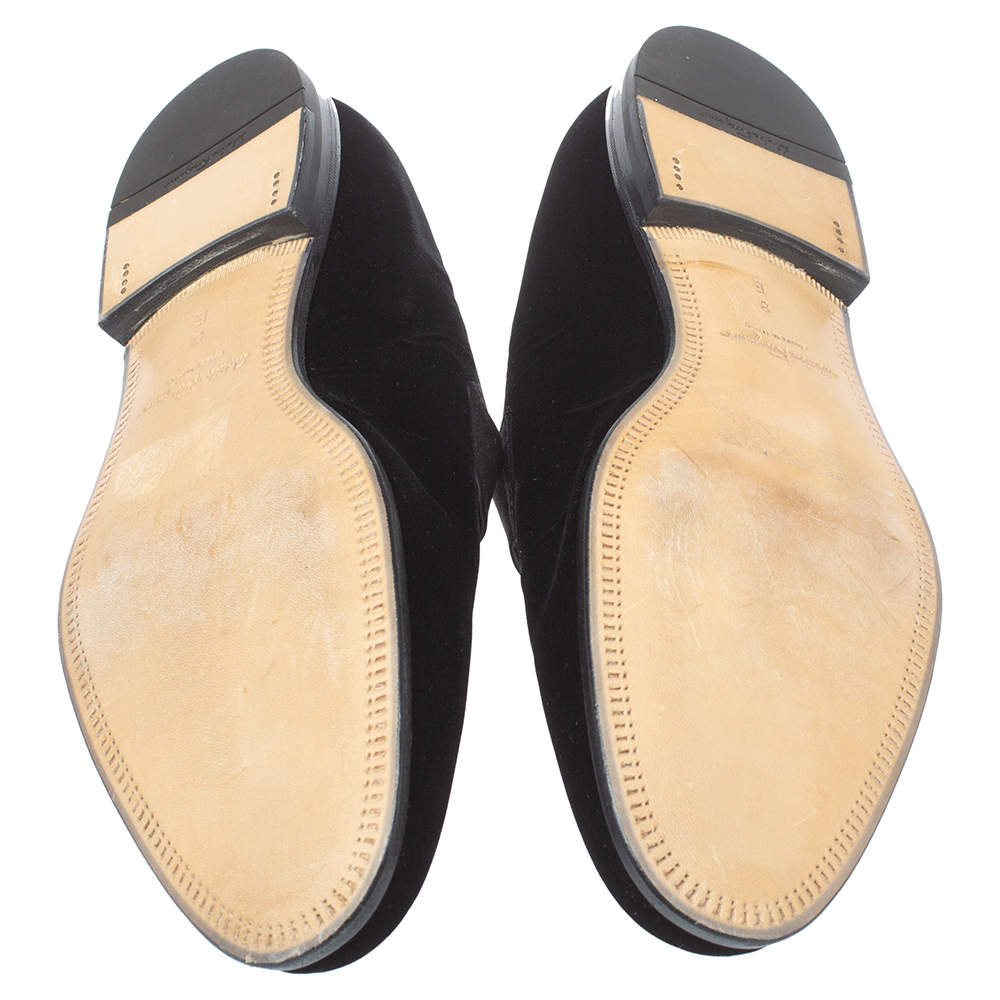 Salvatore Ferragamo Black Velvet Andrea Loafers Size 42 Salvatore Ferragamo Tlc Salvatore Ferragamo Black Velvet Andrea Loafers Size 42 Salvatore Ferragamo Tlc