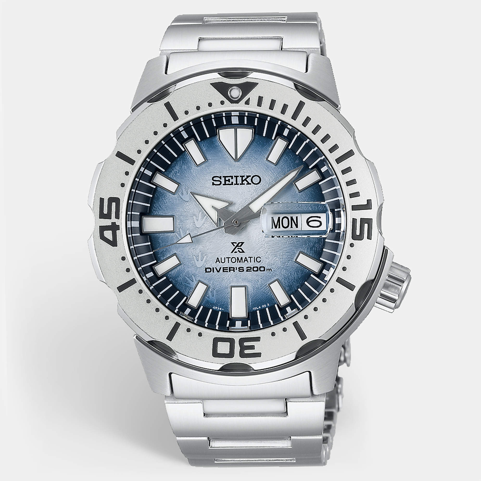 Pre Owned Seiko Prospex SRPG57K1 Blue Dial Stainless Steel Men's Wristwatch 42.4 mm