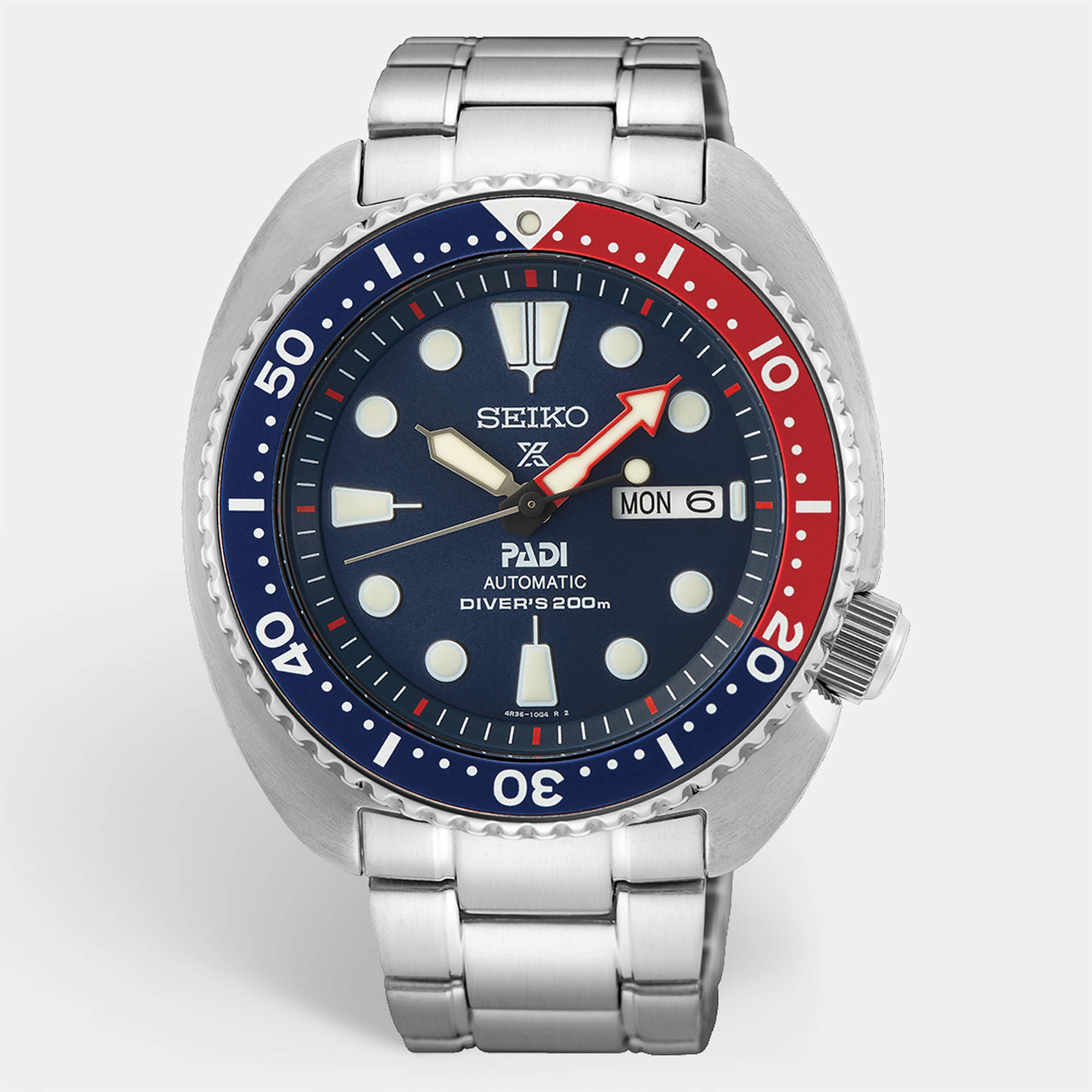 مملوكة مسبقًا Seiko Prospex SRPE99K1 Blue Dial Stainless Steel Men's Wristwatch 45mm