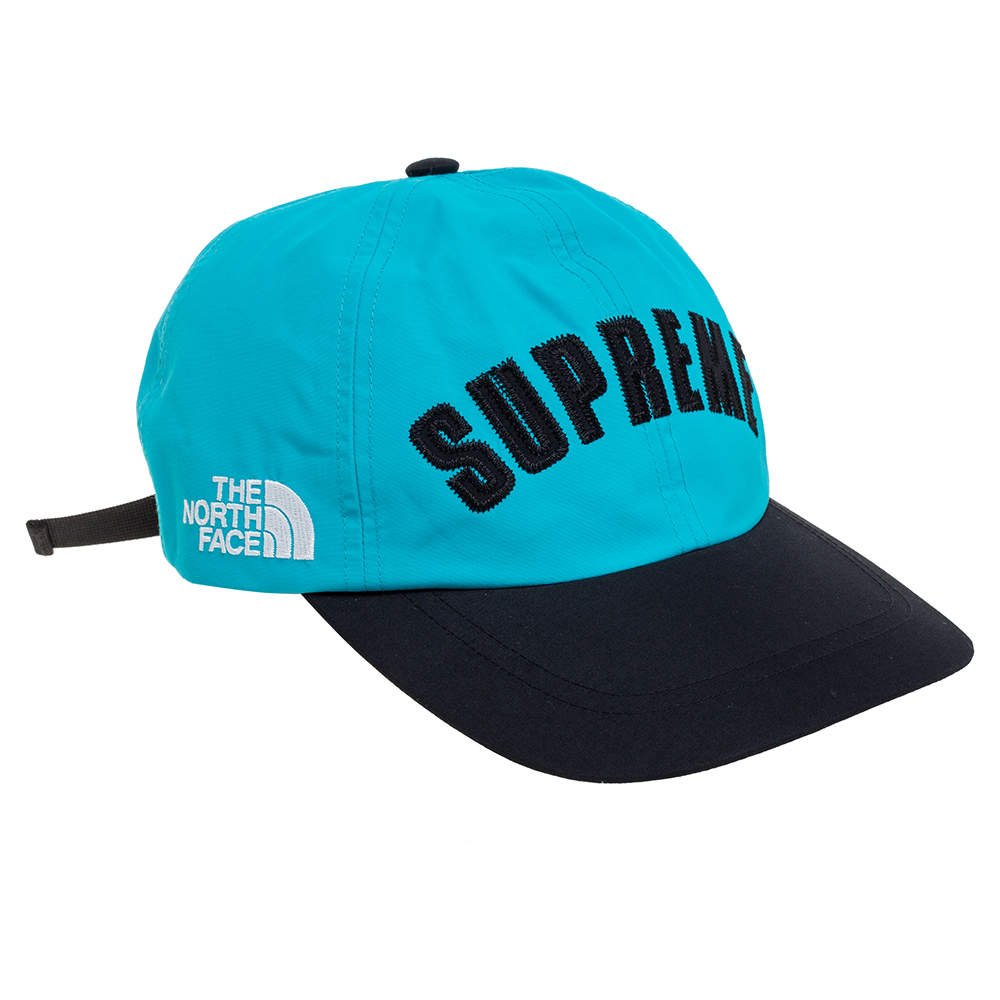 Supreme X The North Face Teal Arc Logo 6 Panel Hat