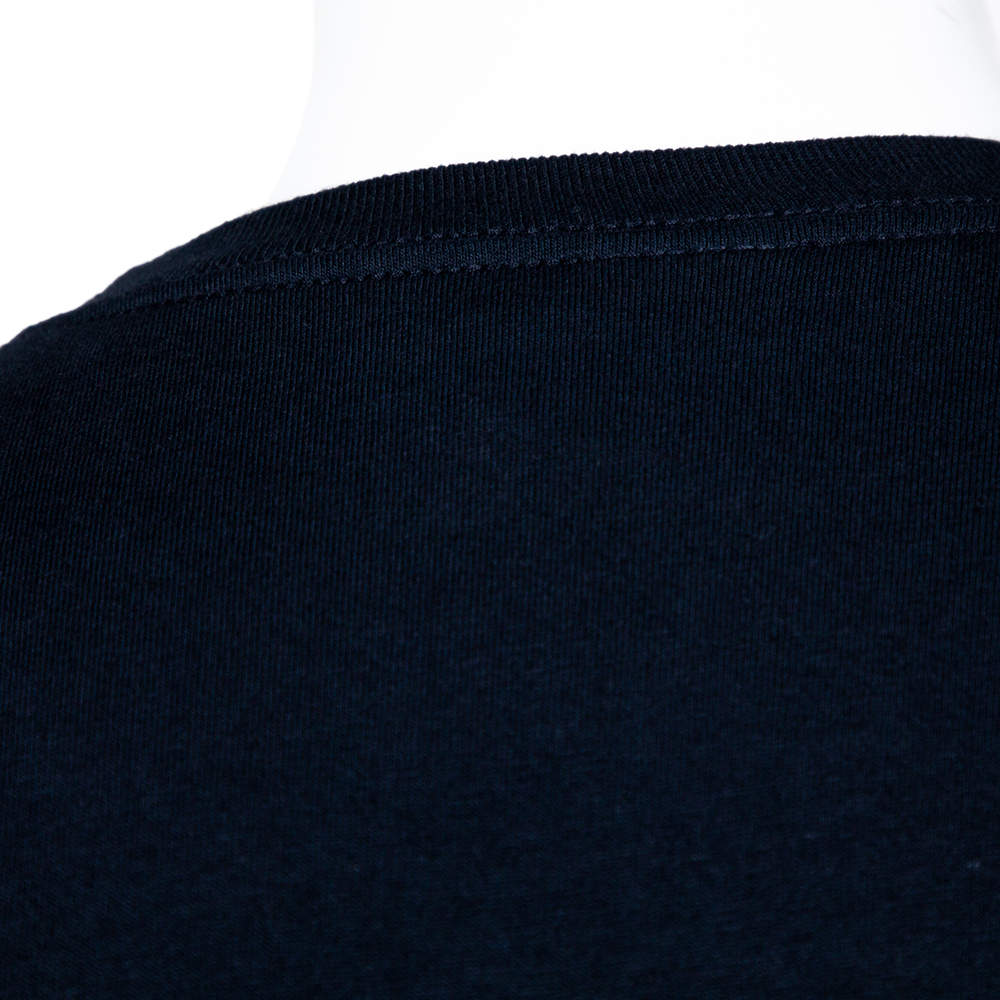 Supreme Navy Blue Cotton Ripple Long Sleeve T Shirt L Supreme | The Luxury  Closet