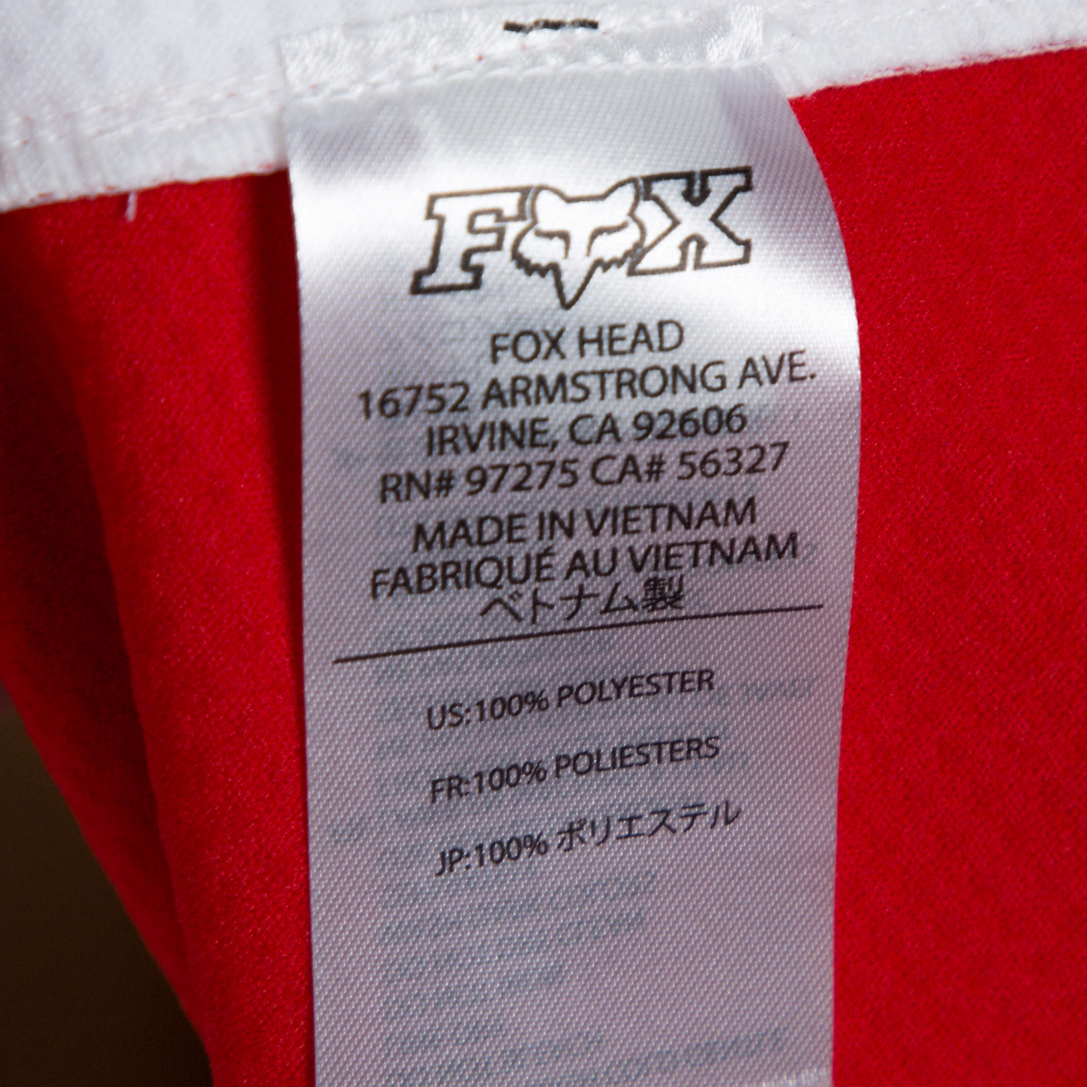 Supreme X Fox Red & White Racing Moto Jersey T-Shirt L Supreme