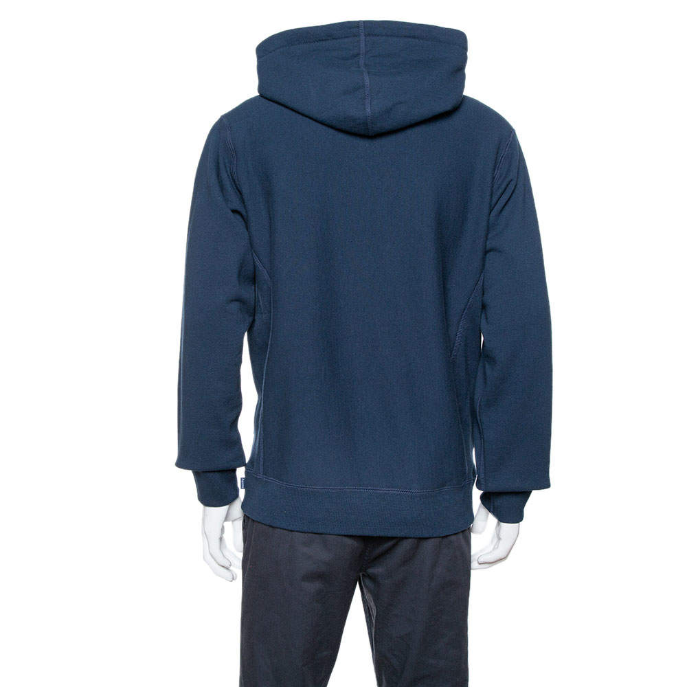 blue hoodie supreme