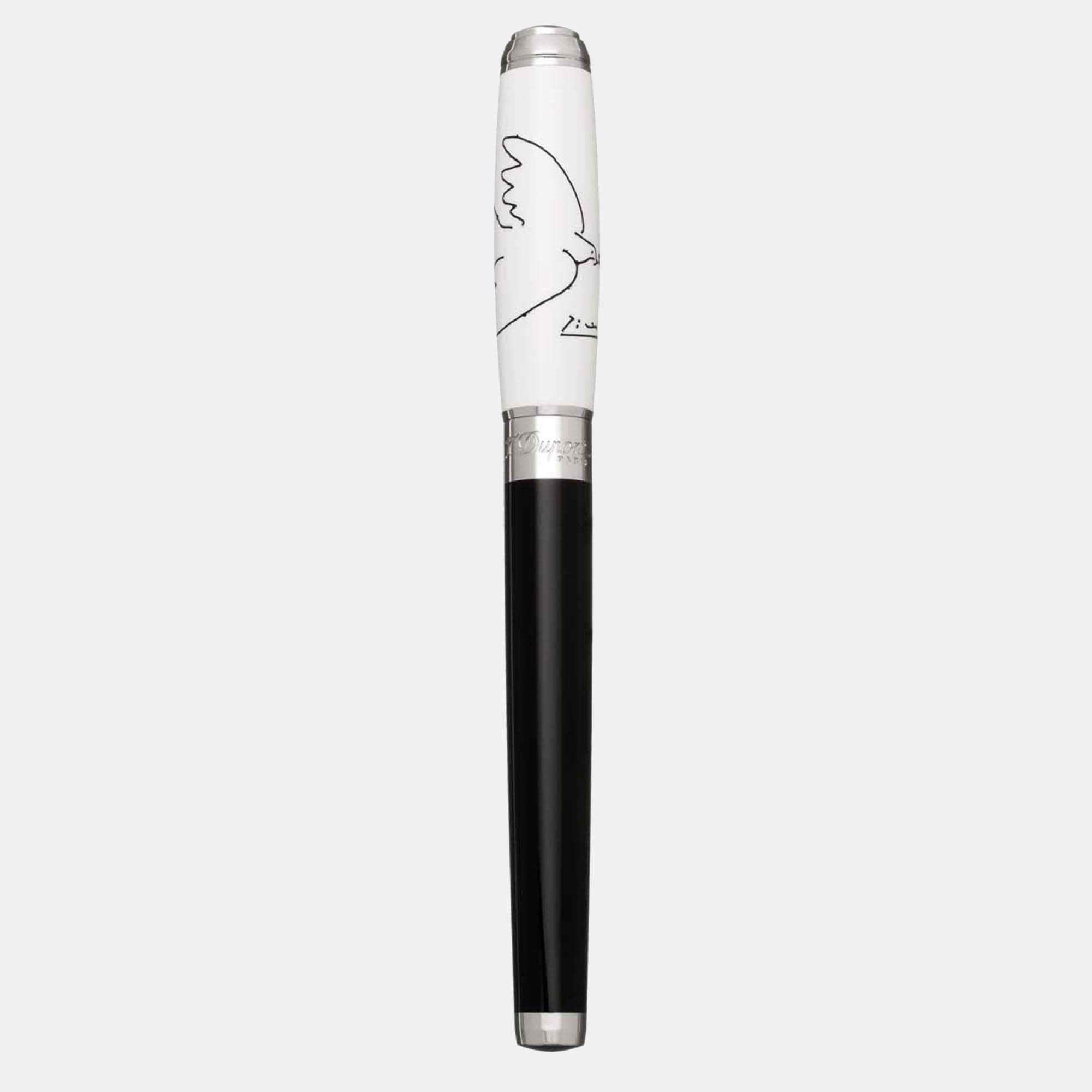 S.T. Dupont White; Black Steel; Lacquer 412050L  Pens
