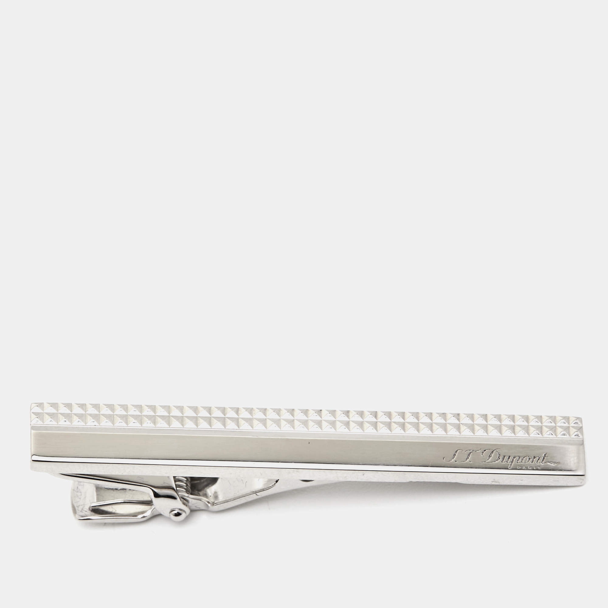 S.T Dupont Silver Tone Tie Pin
