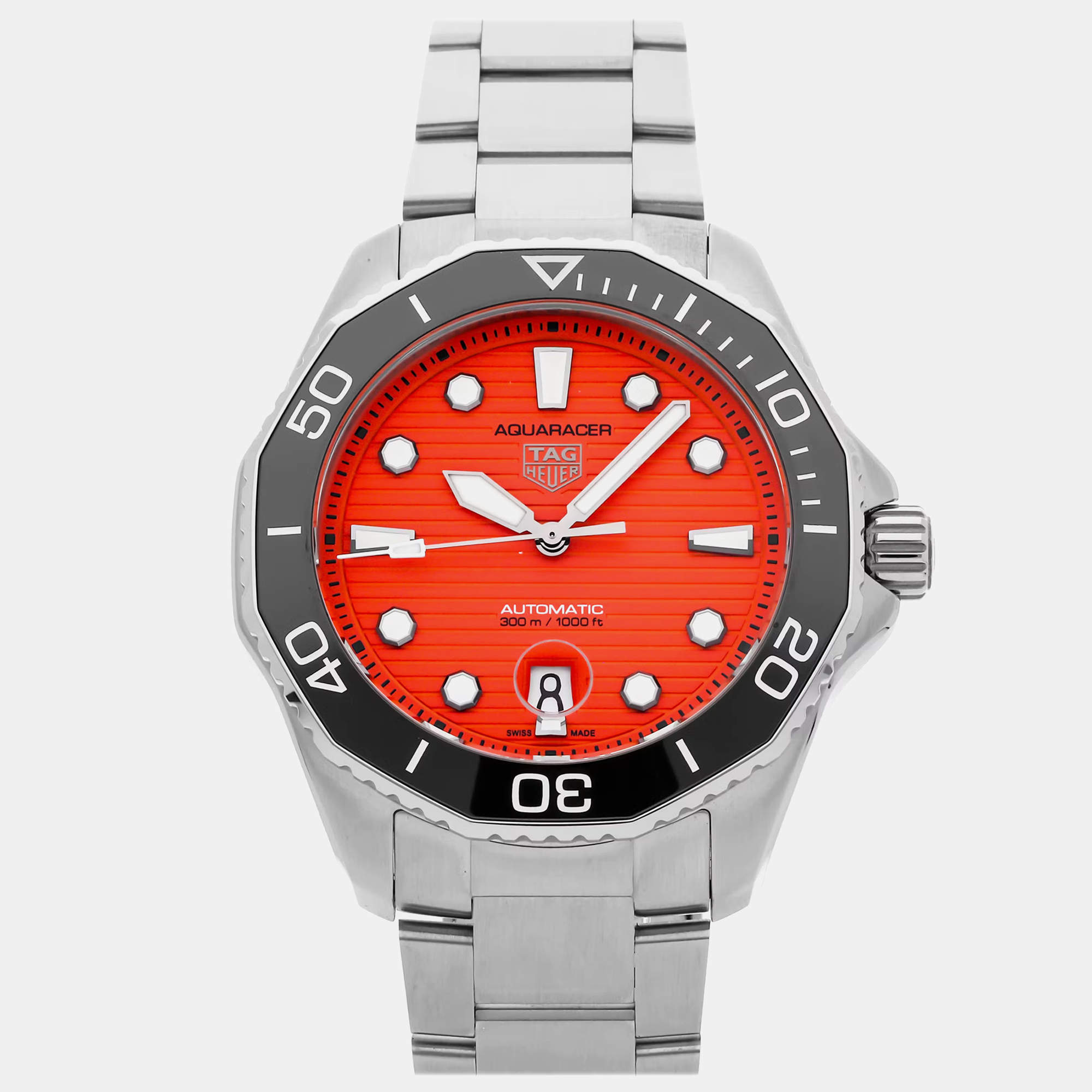 Tag Heuer Aquaracer Professional 300M Orange Diver WBP201F.BA0632 Automatic Men's Wristwatch 43MM
