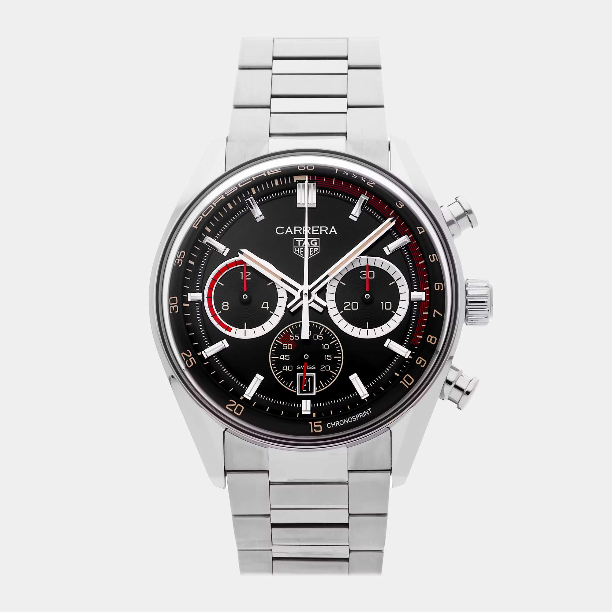 Pre Owned Pre-Owned Tag Heuer Carrera Chronosprint x Porsche Rallye Limited Edition CBS2015.EB0381
