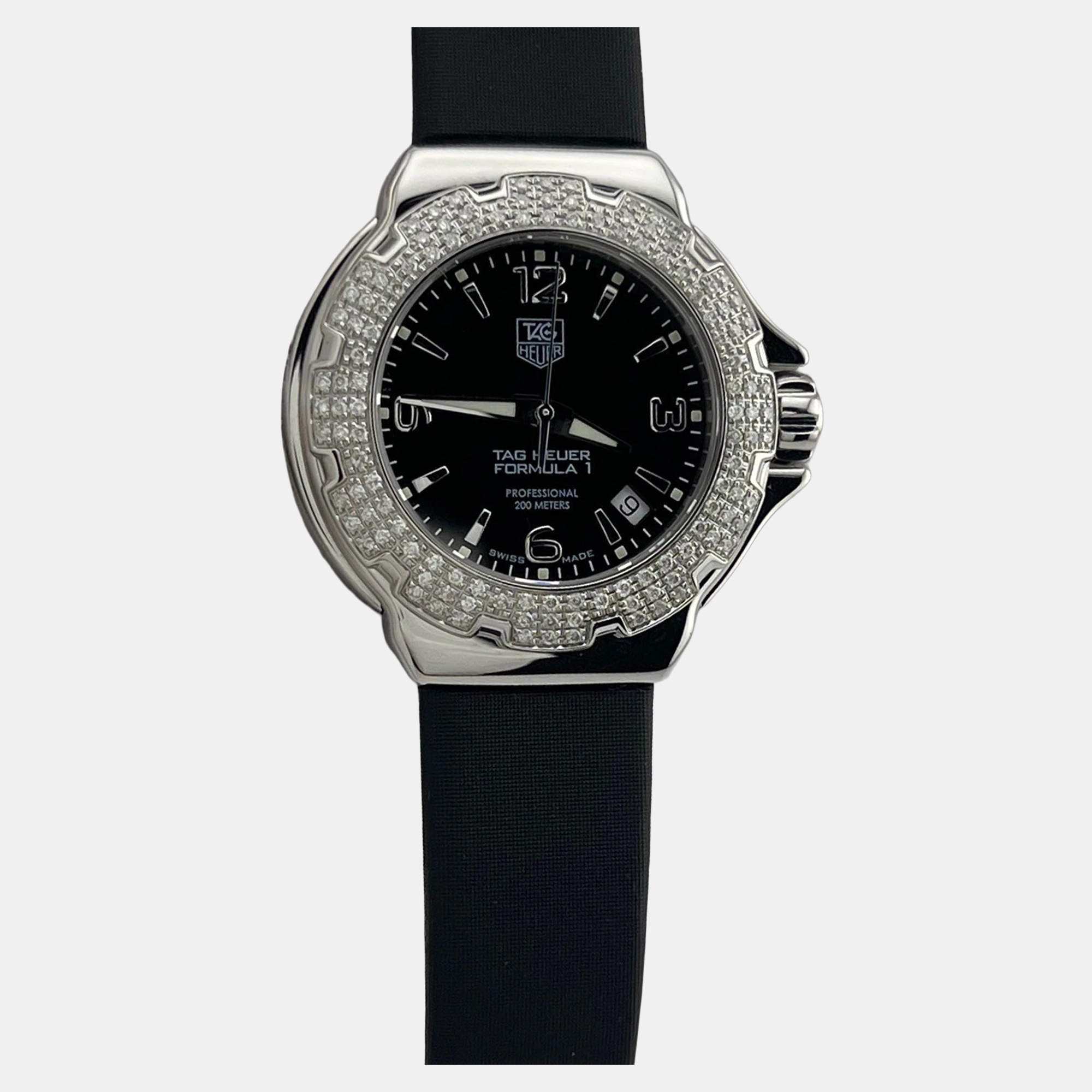 Pre Owned TAG Heuer Monaco Calibre 12 CW2113 Automatic Blue Dial Stainless Steel Men's Wristwatch 39 mm