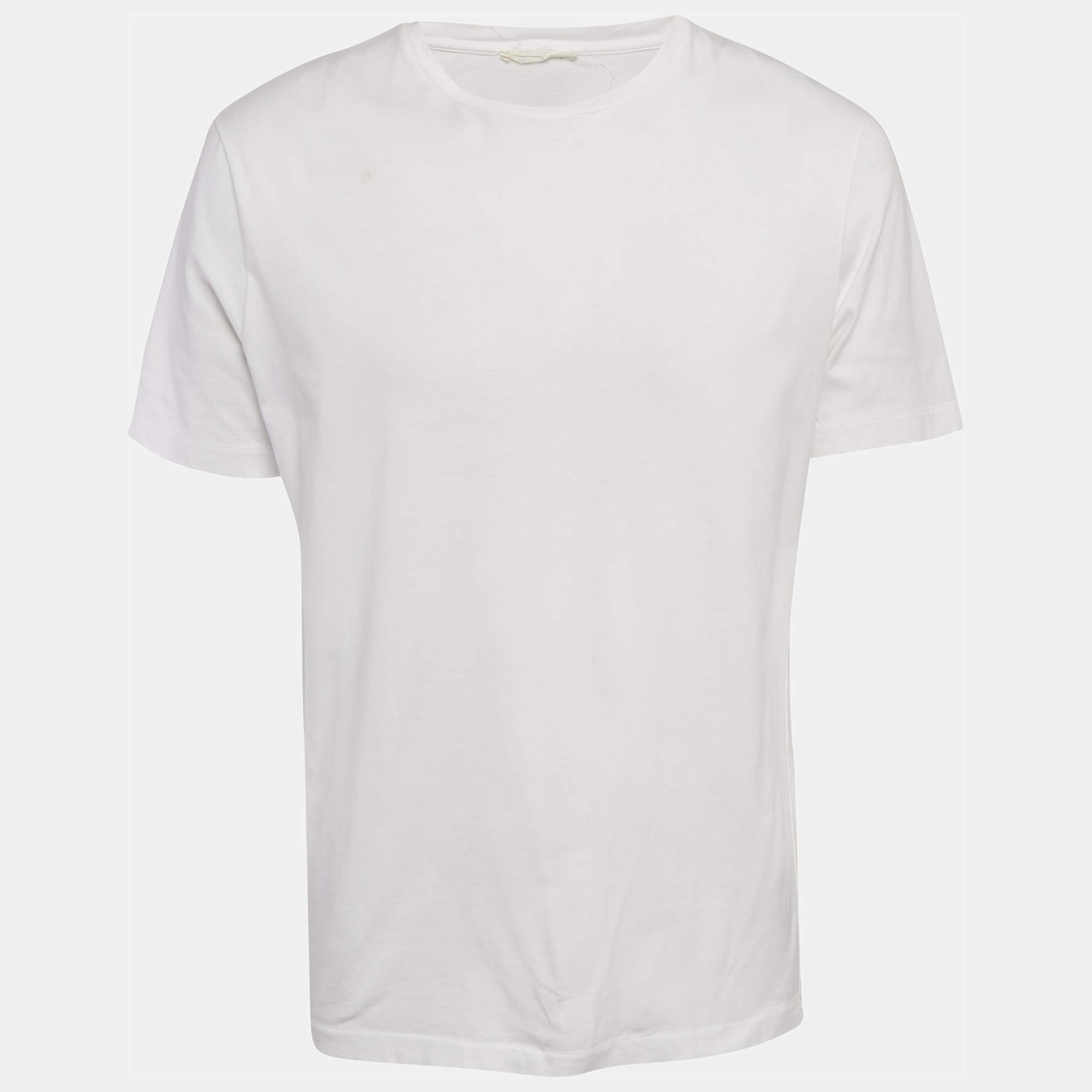 The Row White Jersey Crewneck T-Shirt XL