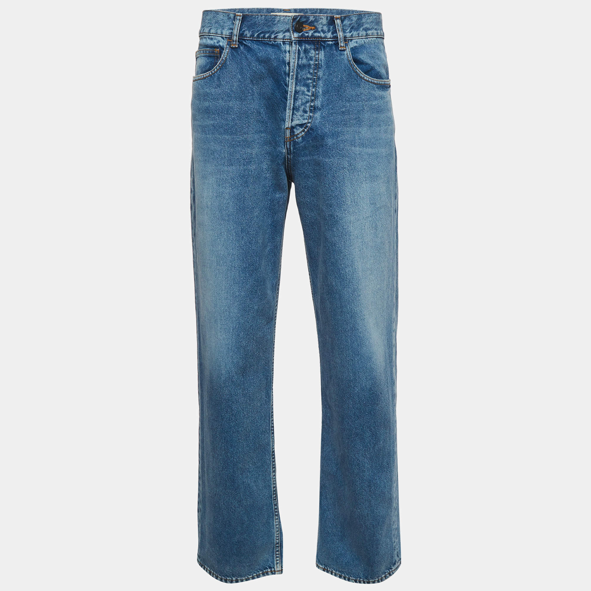Pre Owned The Row Blue Denim Regular Fit Jeans S /Waist 31"