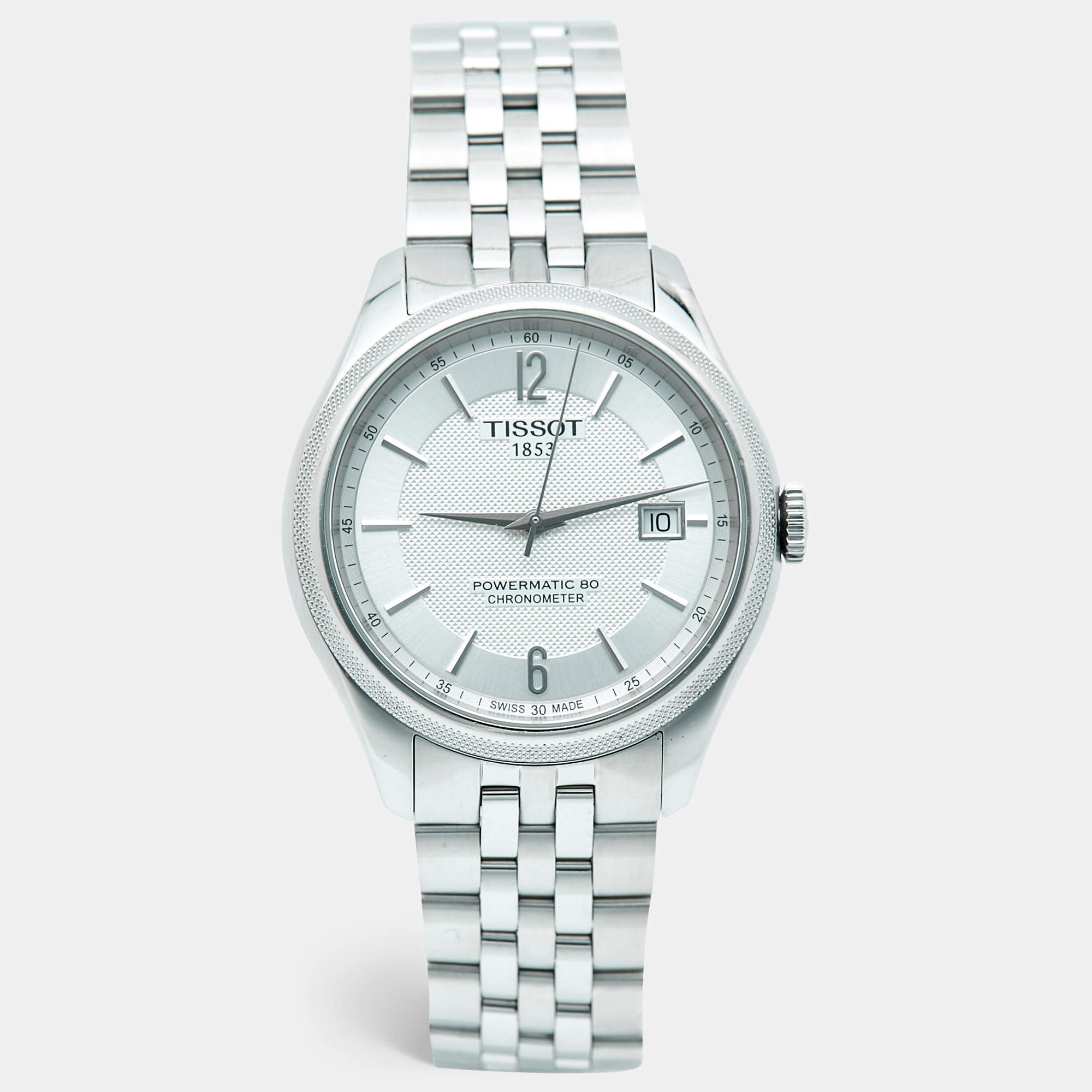 مملوكة مسبقًا Tissot Ballade T108.408.11.037.00 Silver Dial Stainless Steel Men's Wristwatch 41 mm