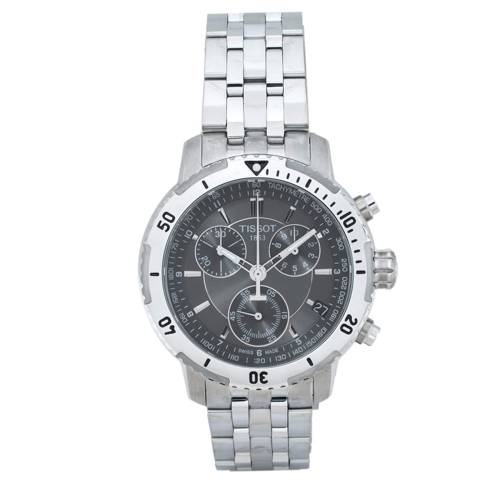  Tissot Grey Stainless Steel PRS200 T067417A Men's Wristwatch 42 mm