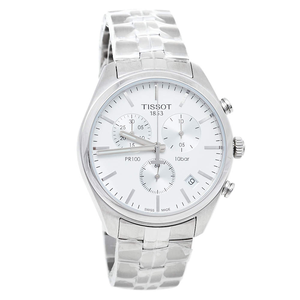 Tissot Silver Stainless Steel T Sport PR100 T101.417.11.031.00 Men's ...