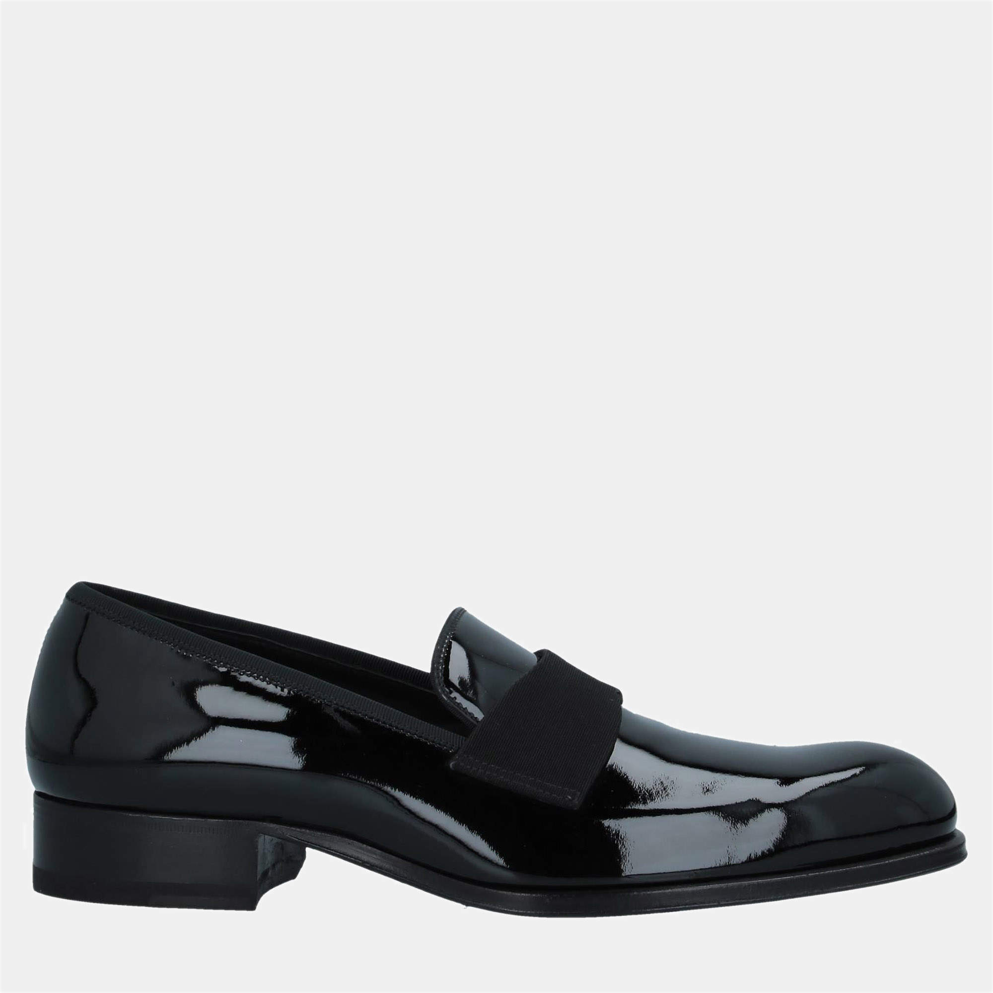 Tom Ford Patent Leather Smoking Slippers Size 42