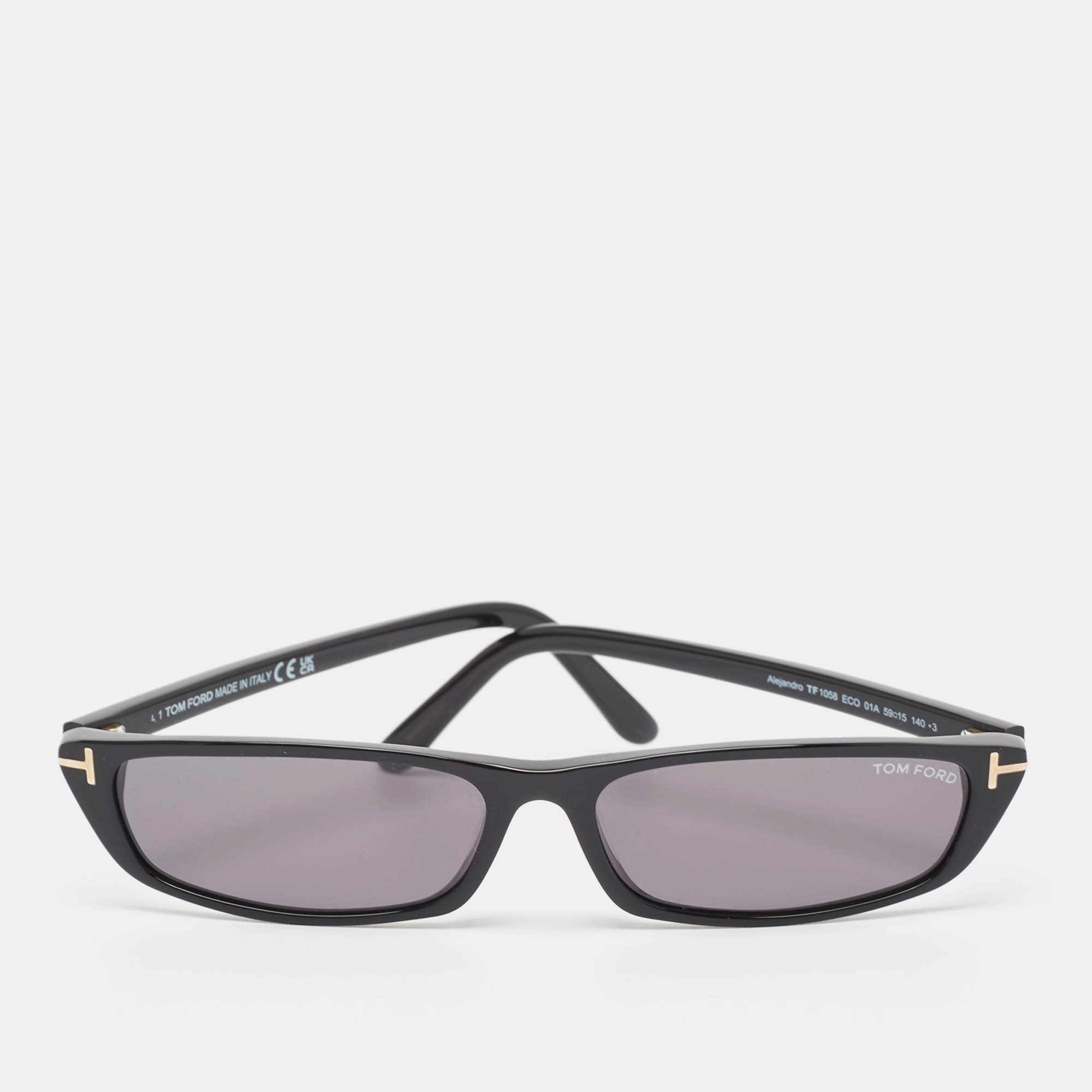 Tom Ford Black TF1058 01A Alejandro Rectangular Sunglasses