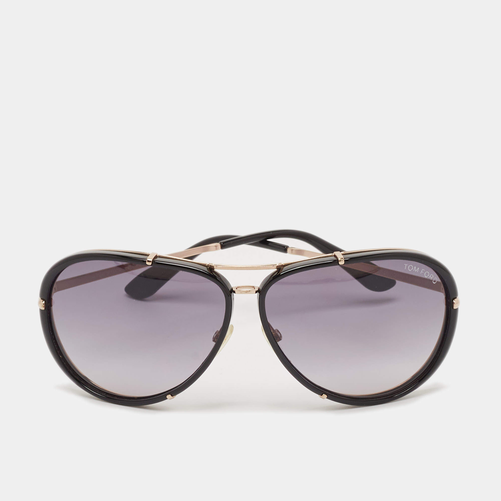 Tom Ford Black Gradient Cyrille TF 109Aviator  Sunglasses