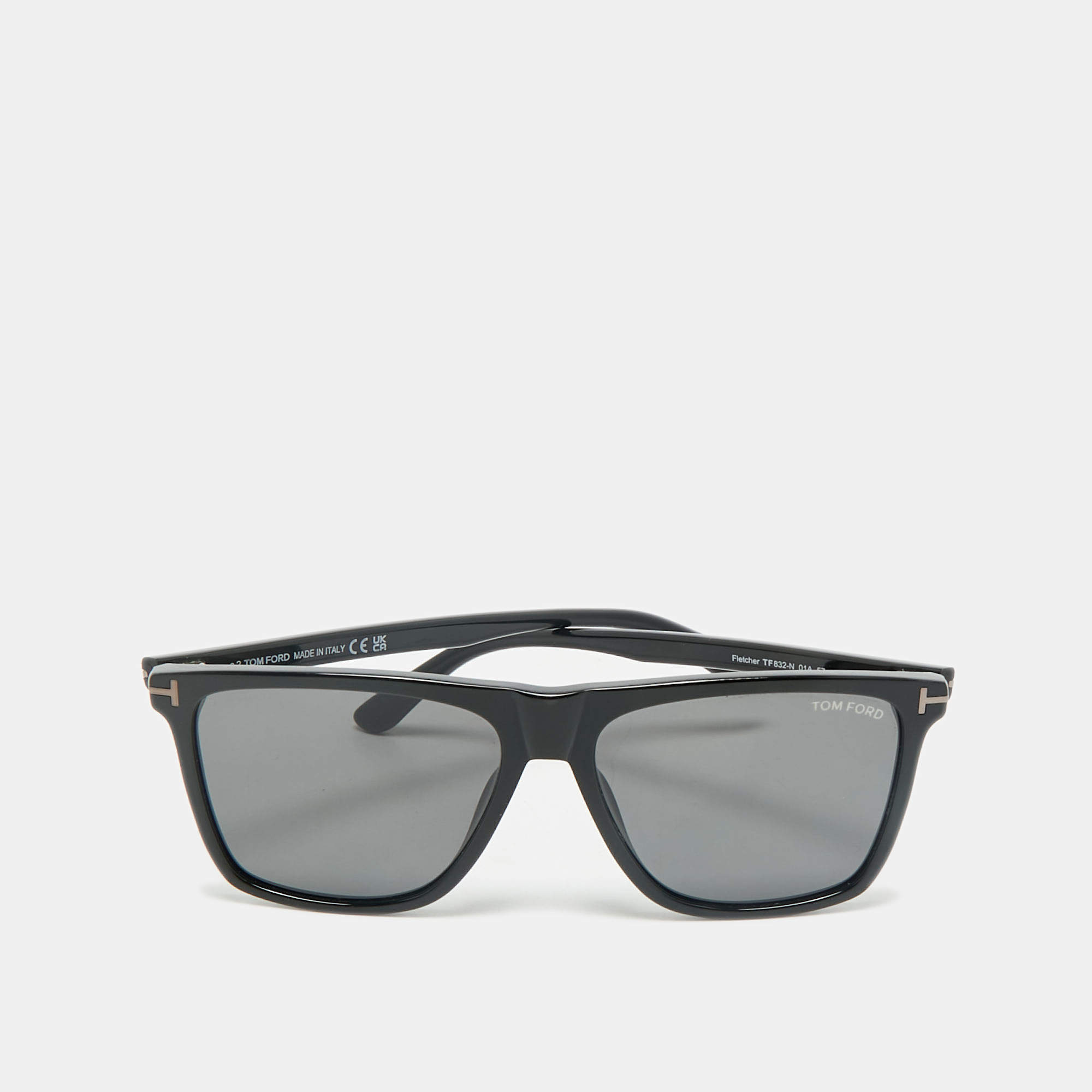 Tom Ford Black Fletcher TF832-N Square Sunglasses