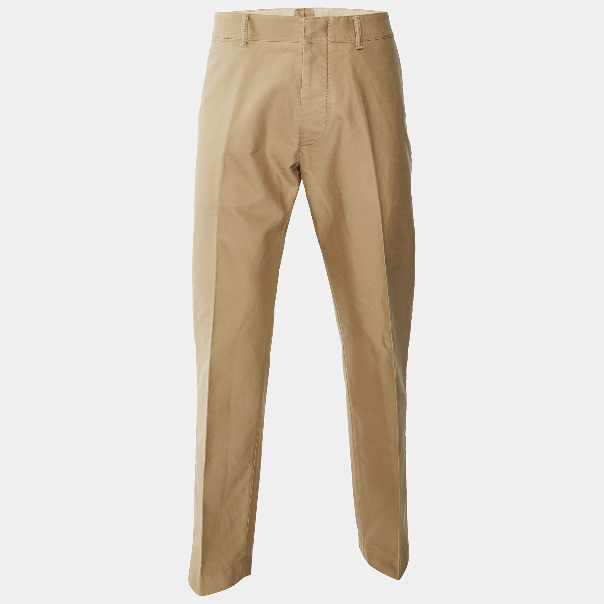 Pre Owned Tom Ford Beige Cotton Trousers XXL