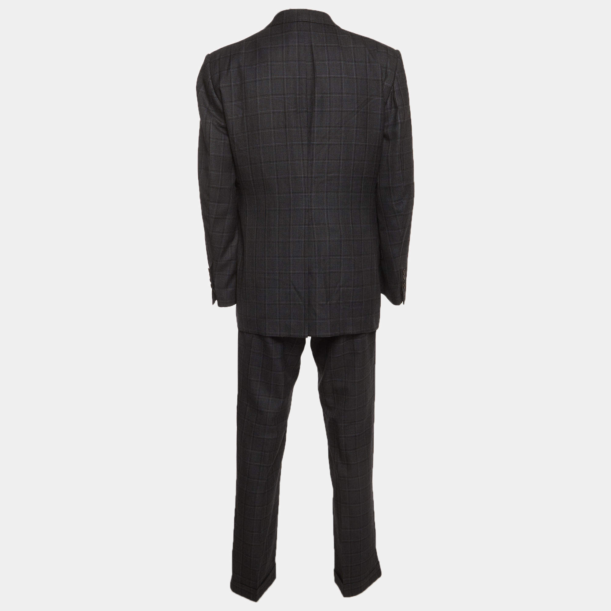 【美品】GIORGIO ARMANI☆スーツ☆黒タグ☆シルク混☆グレー☆3B☆ Giorgio Armani virgin-wool Suit | Grey | FARFETCH