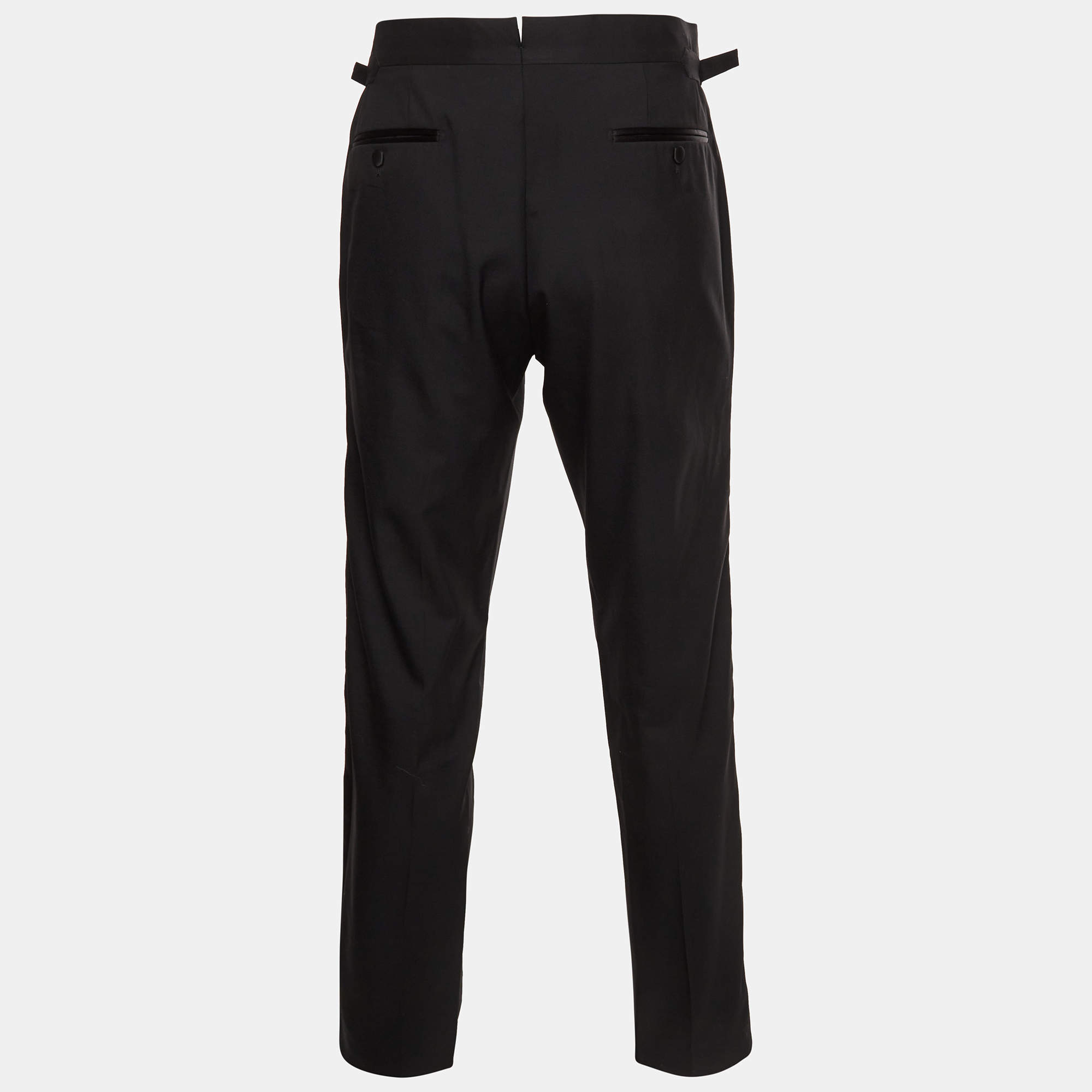 Hermes White Cotton Regular Fit Trousers L Hermes | TLC