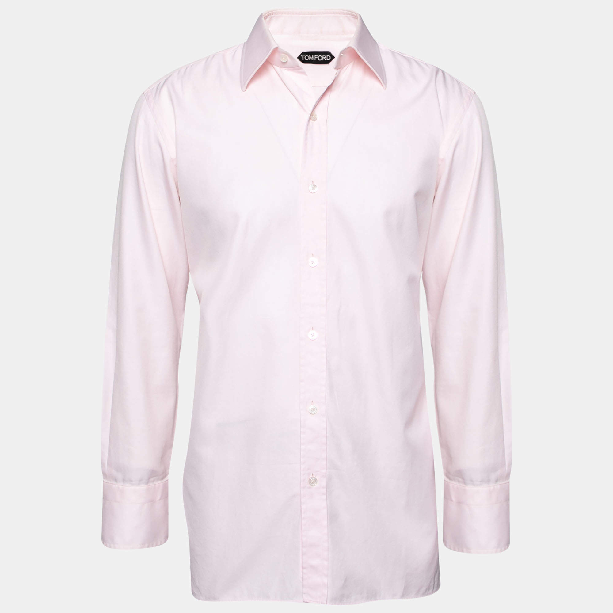 Tom Ford Pink Cotton Long Sleeve Shirt XS