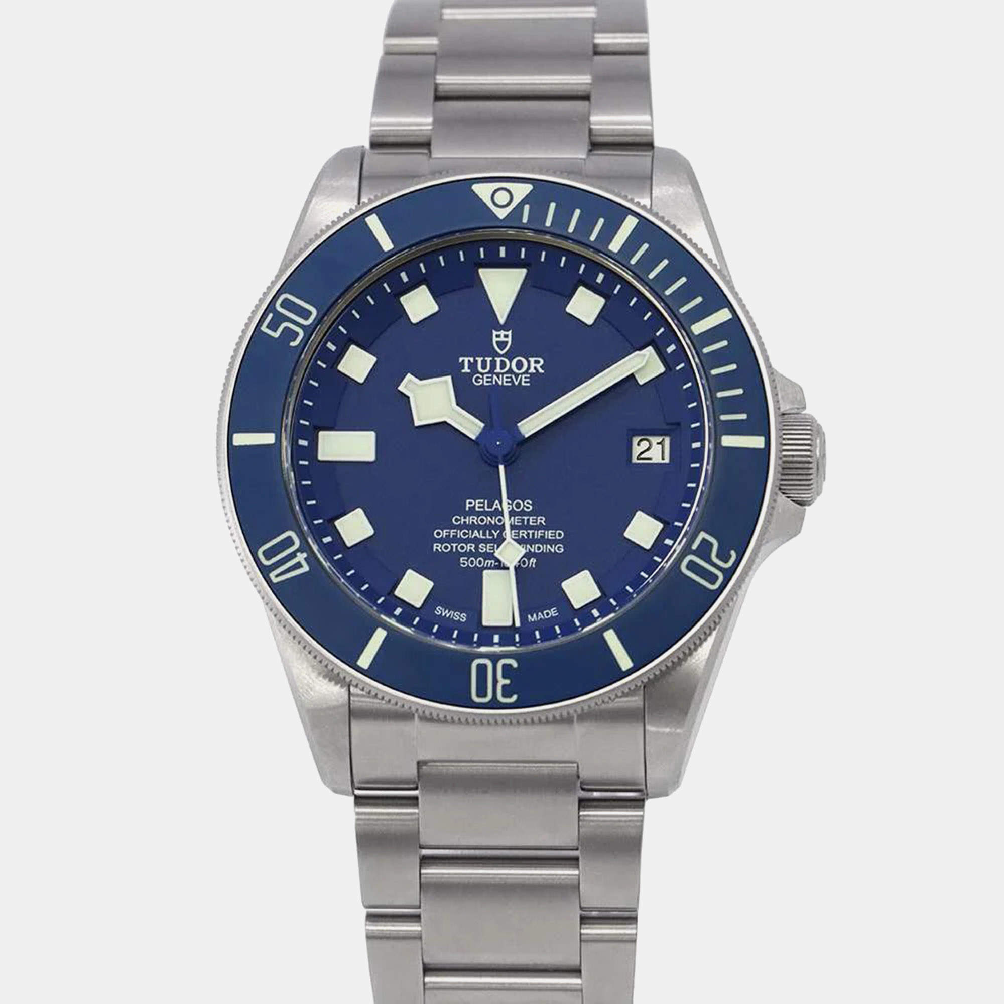 Tudor Blue Titanium Pelagos  Automatic Men's Wristwatch 42 mm