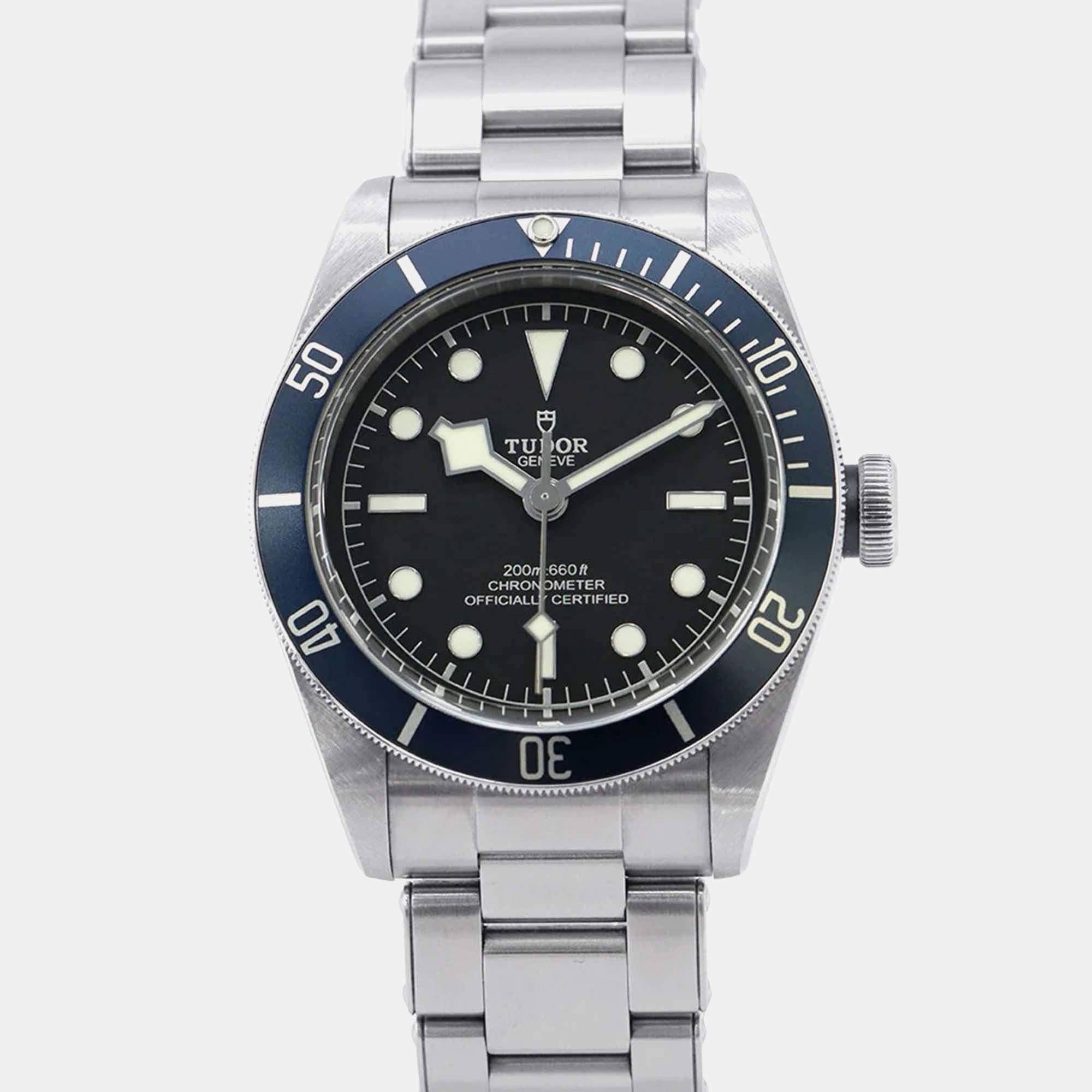 Tudor Heritage 79230B Automatic Black Stainless Steel Men's Wristwatch 41 mm