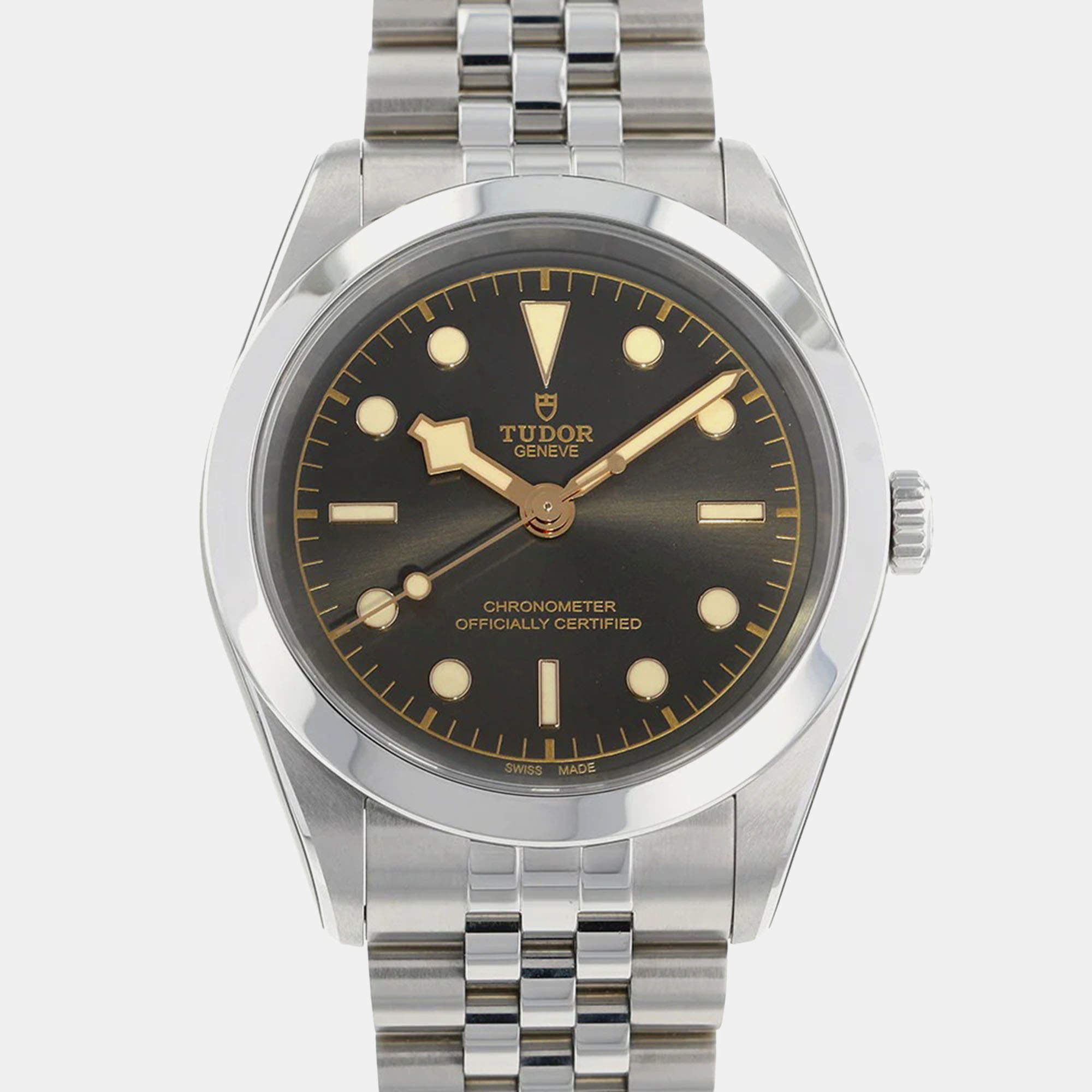 Pre Owned Tudor  Black Bay 79680 Automatic Anthracite Stainless Steel Men's Wristwatch 41 mm