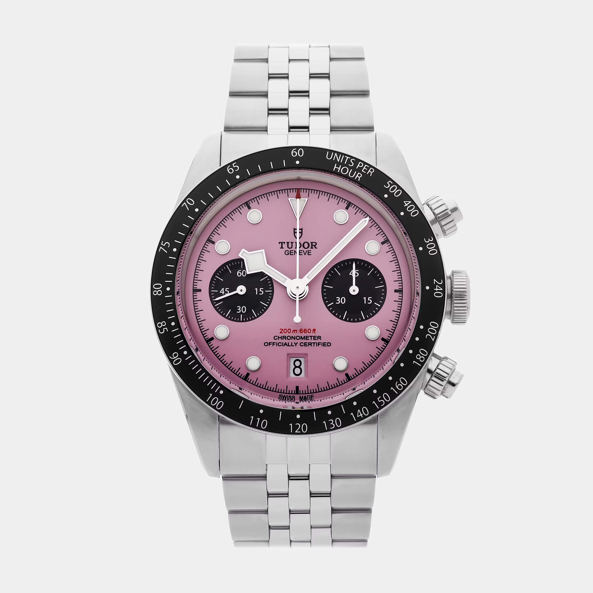 Pre Owned ساعة يد رجالية تودور بلاك باي كرونوغراف 79360N مستعملة