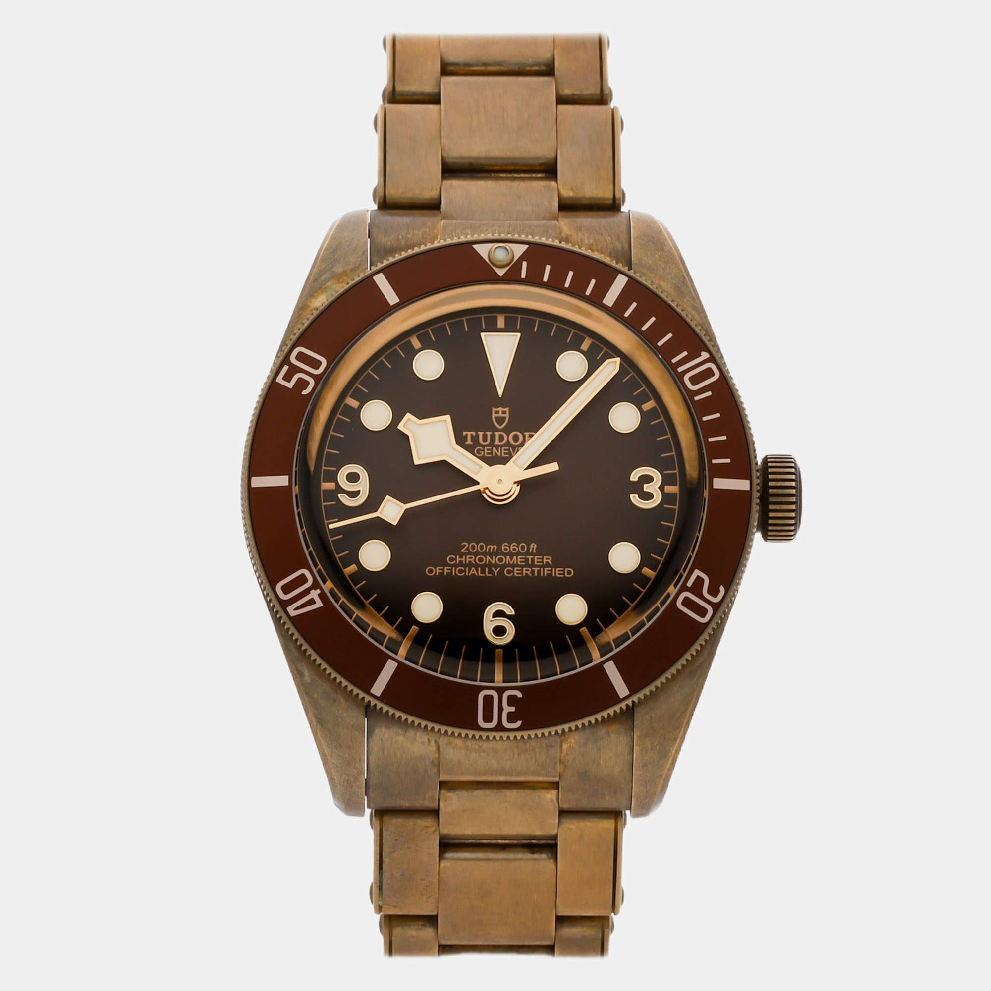 Pre Owned ساعة يد رجالية تيودور بلاك باي فيفتي-إيت 79012M مزودة سابقاً