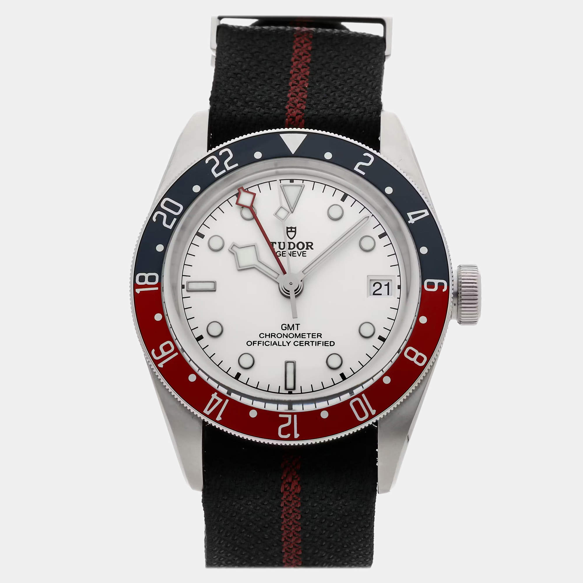 مملوكة مسبقًا Pre-Owned Tudor Black Bay T79220 Silver Automatic Stainless Steel Men's Wristwatch 41 MM