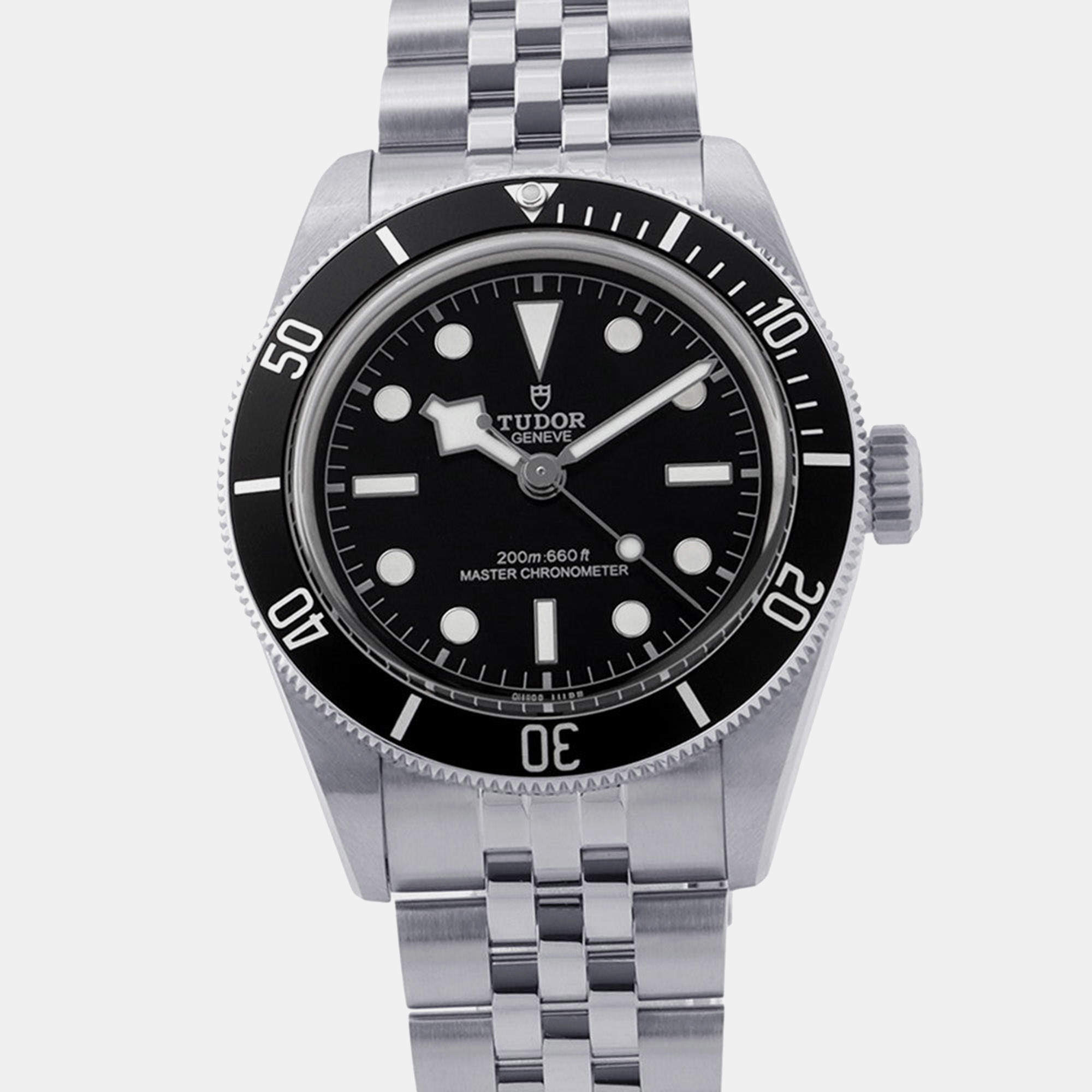 Pre Owned Tudor Black Bay 7941A1A0NU-0003 Black Dial Stainless Steel Automatic Men's Wristwatch 41mm
