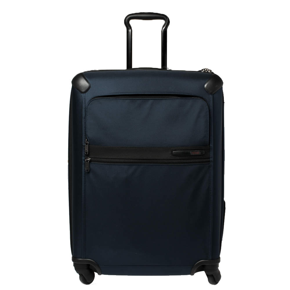 Pre Owned TUMI Navy Blue Nylon Gen 4.2 Short Trip Expandable 4 Wheel Packing Case