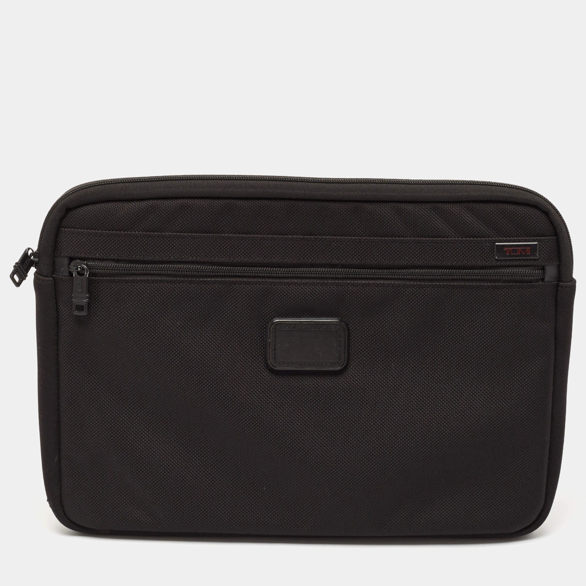 TUMI Black Nylon and Neoprene Laptop Sleeve